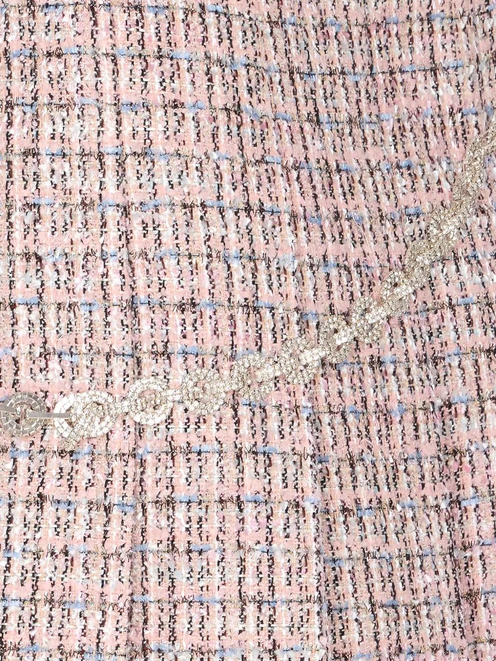 SELF-PORTRAIT Crystal-Embellished Tweed Mini Skirt