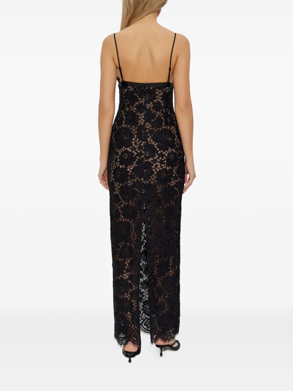 SELF-PORTRAIT Floral Lace Maxi Dress for Women - Fall/Winter 2025