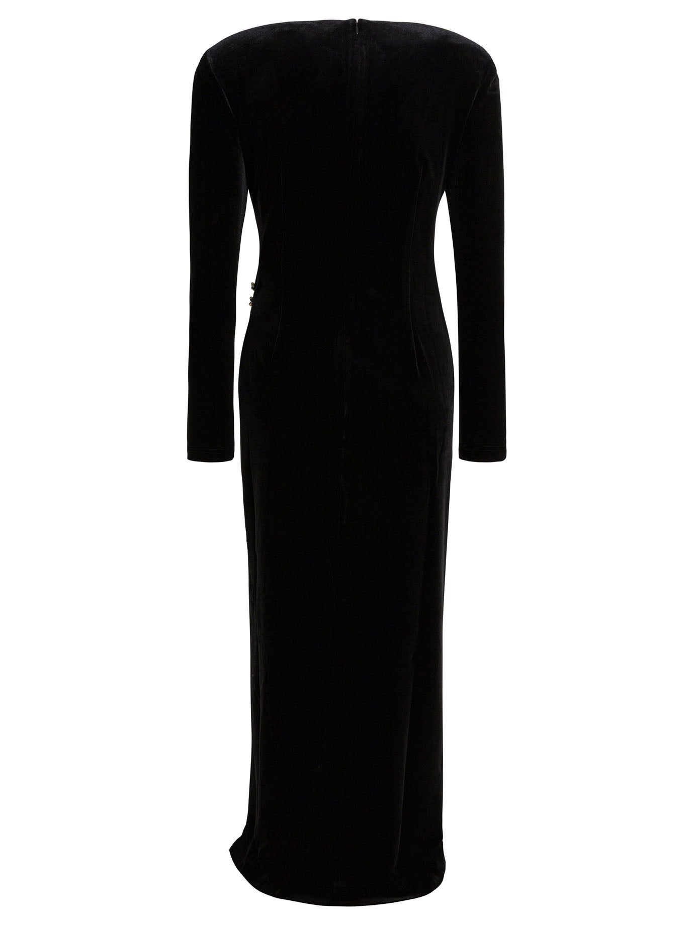 SELF-PORTRAIT Embellished Maxi Dress with Cut-Out Detail