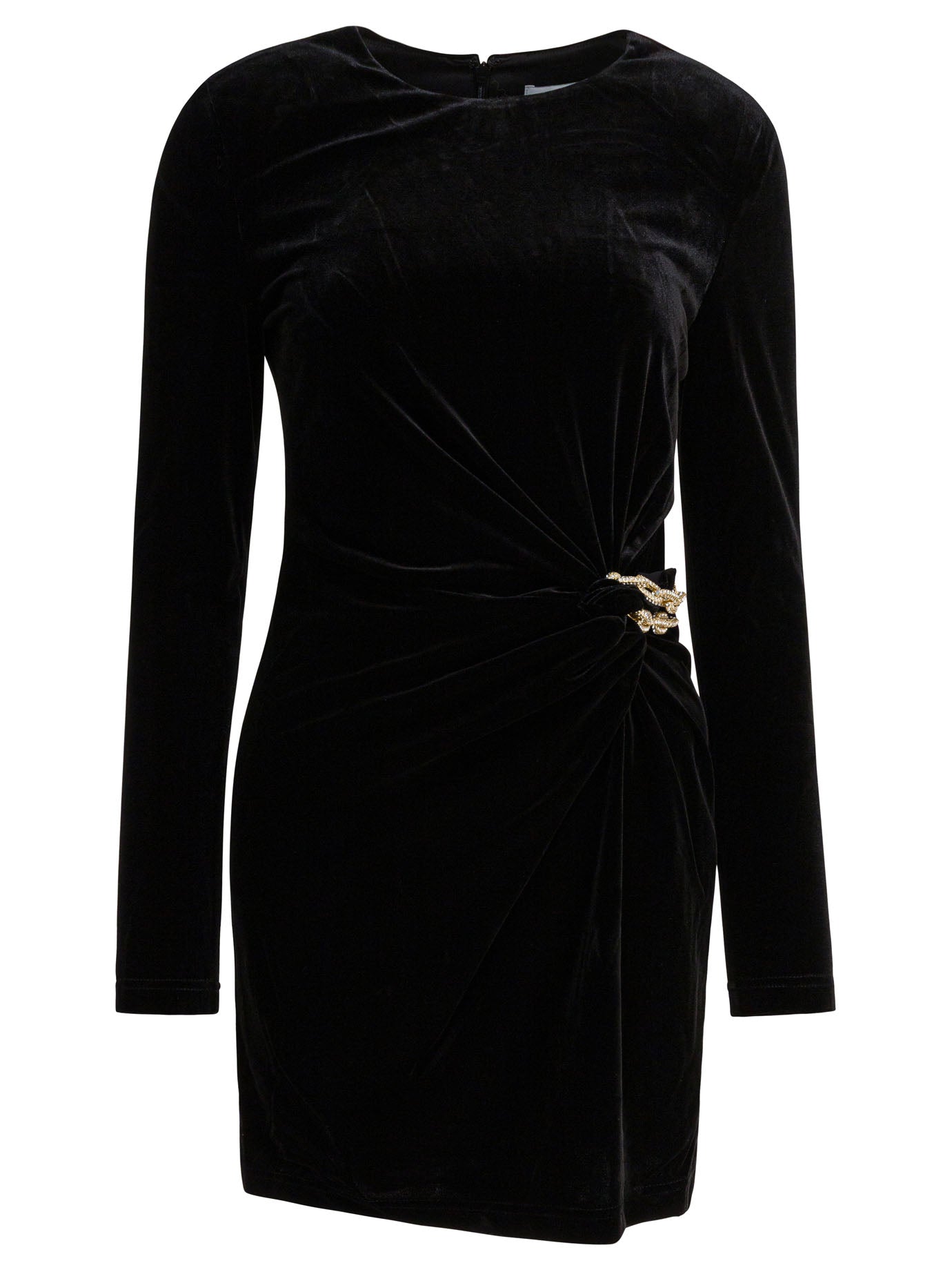 SELF-PORTRAIT Embellished Sheath Mini Dress