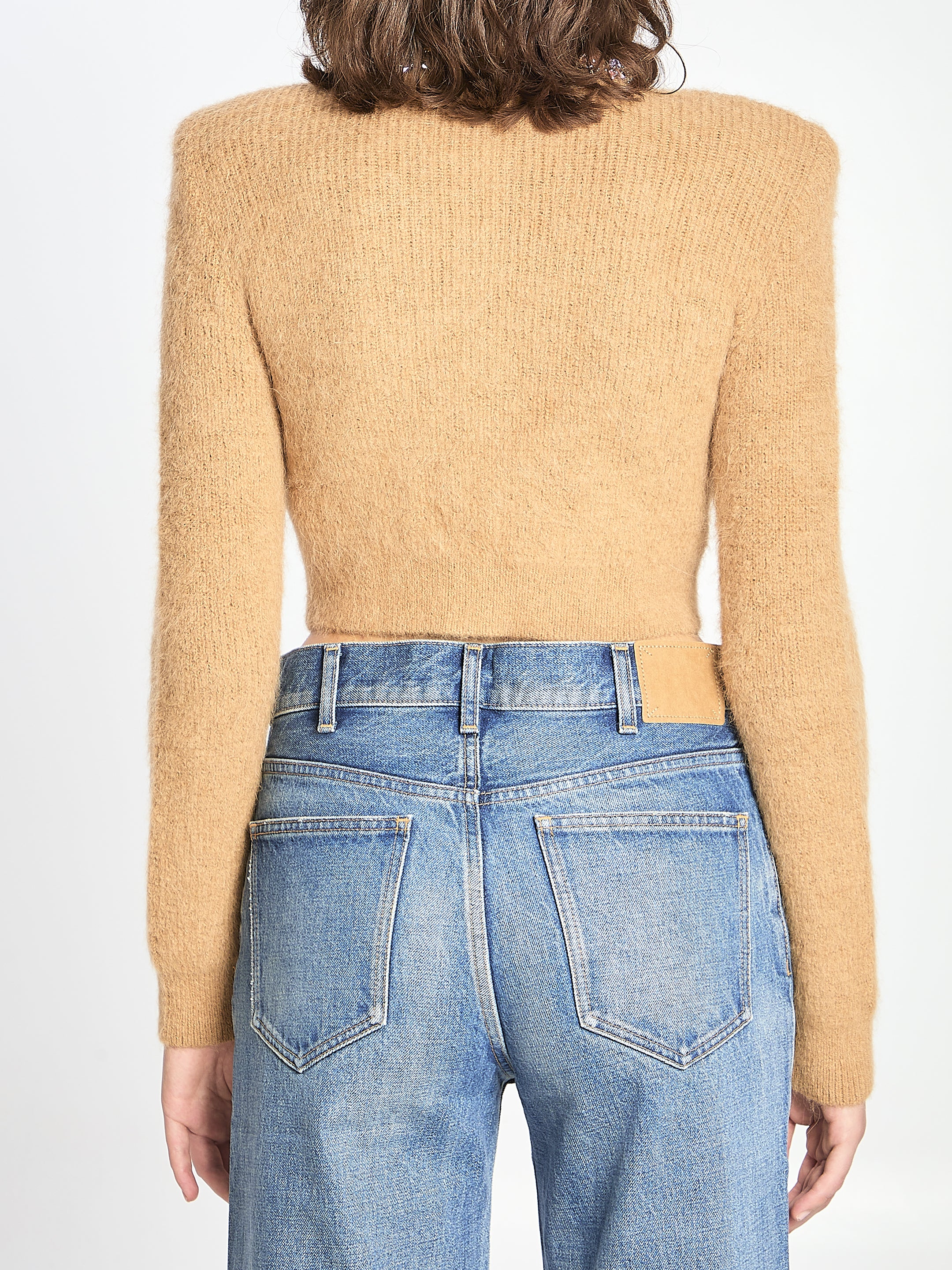 SELF-PORTRAIT Embellished Trim Cardigan - Size S