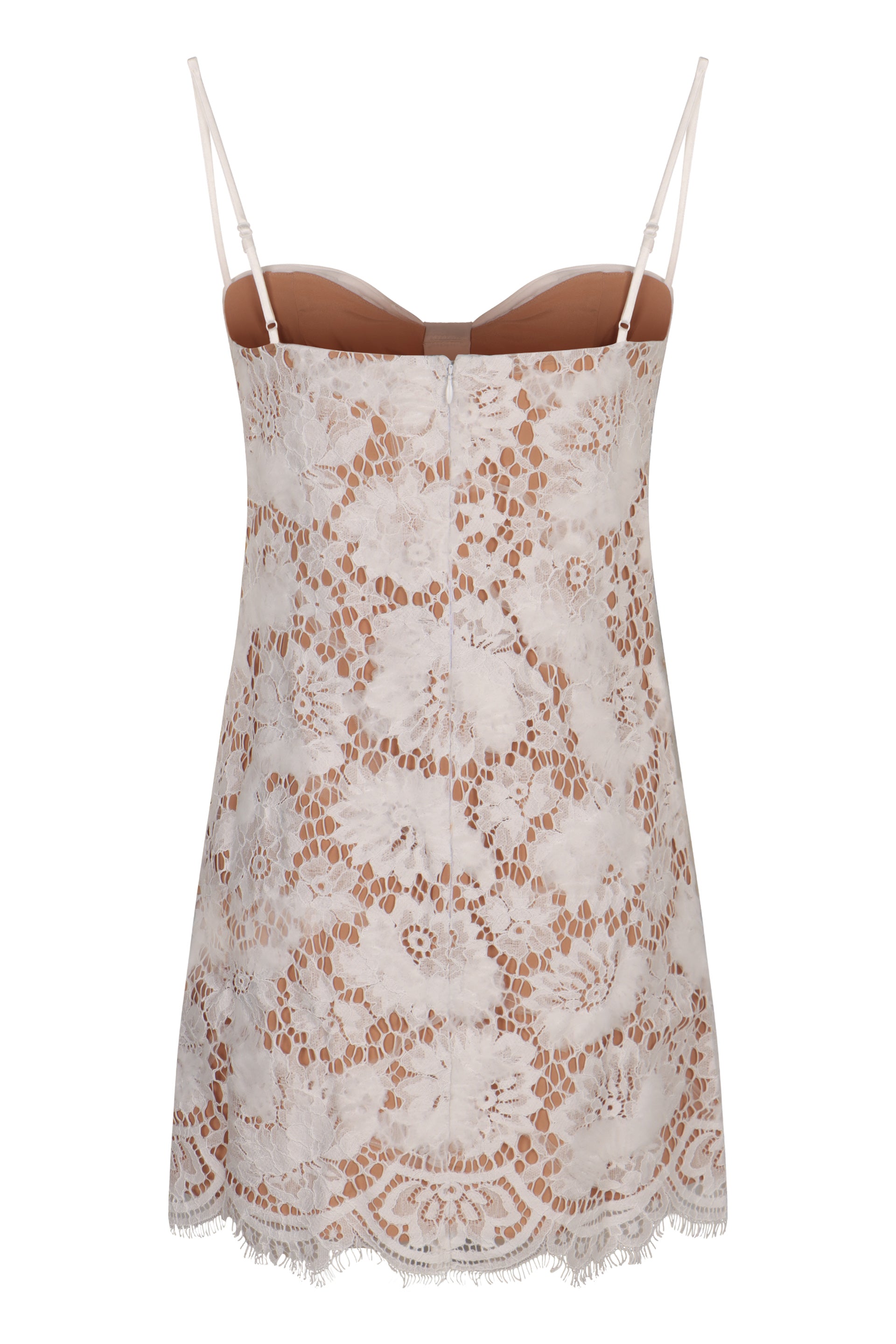 SELF-PORTRAIT Elegant Mini Dress with Lace Bow