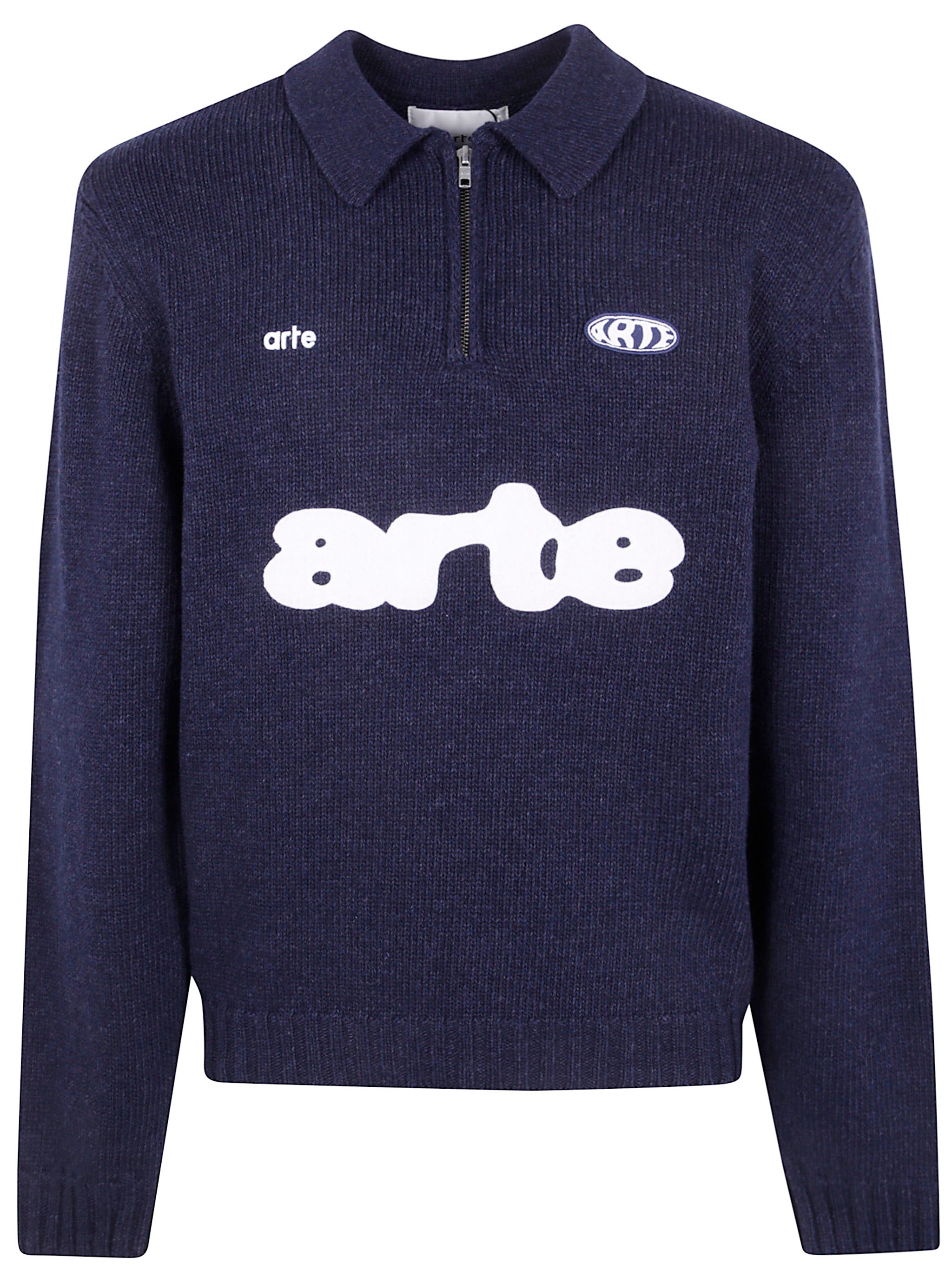 ARTE ANTWERP Classic Wool Blend Polo for Men - FW25