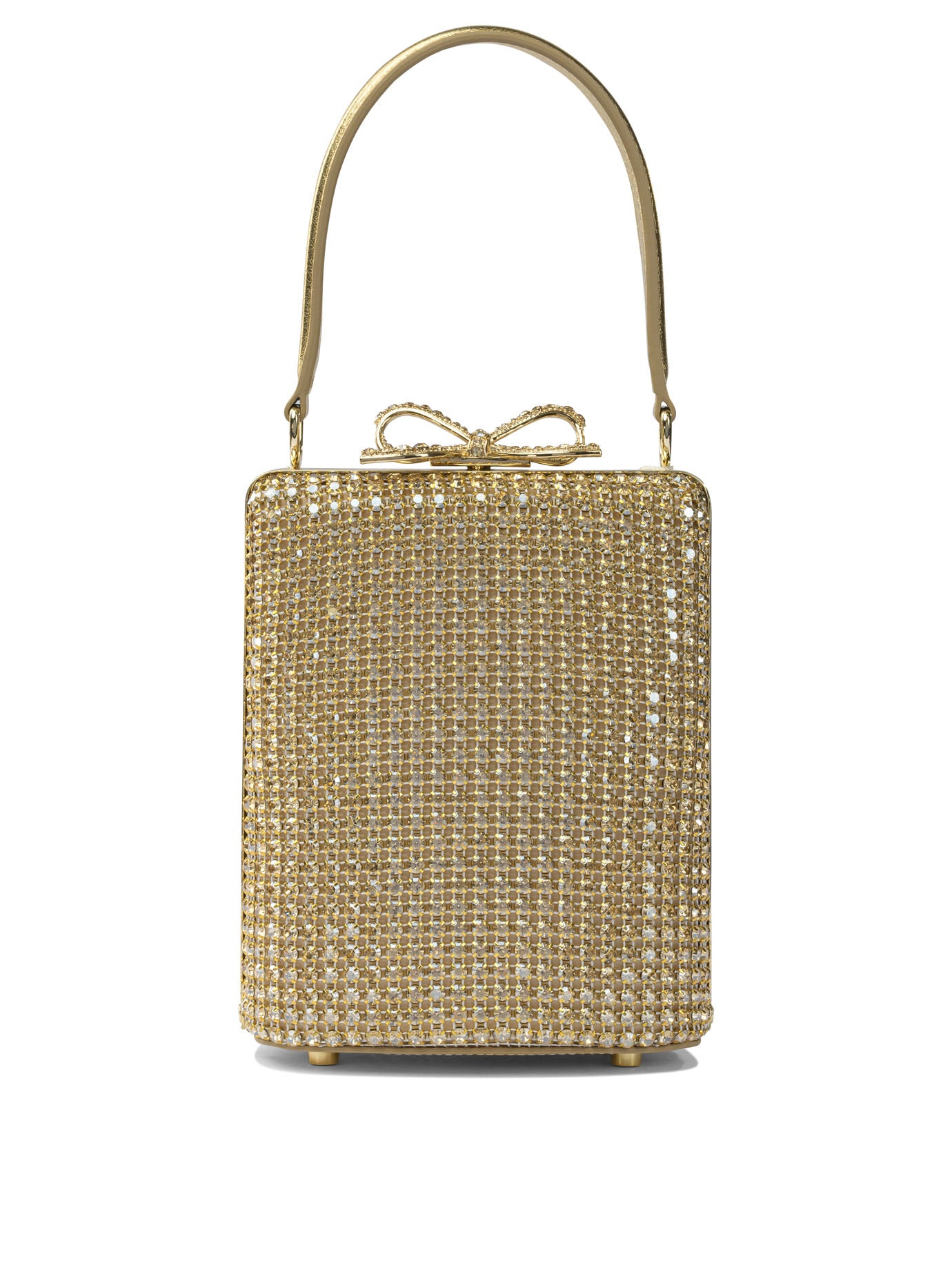 SELF-PORTRAIT Mini Crystal-Embellished Handbag