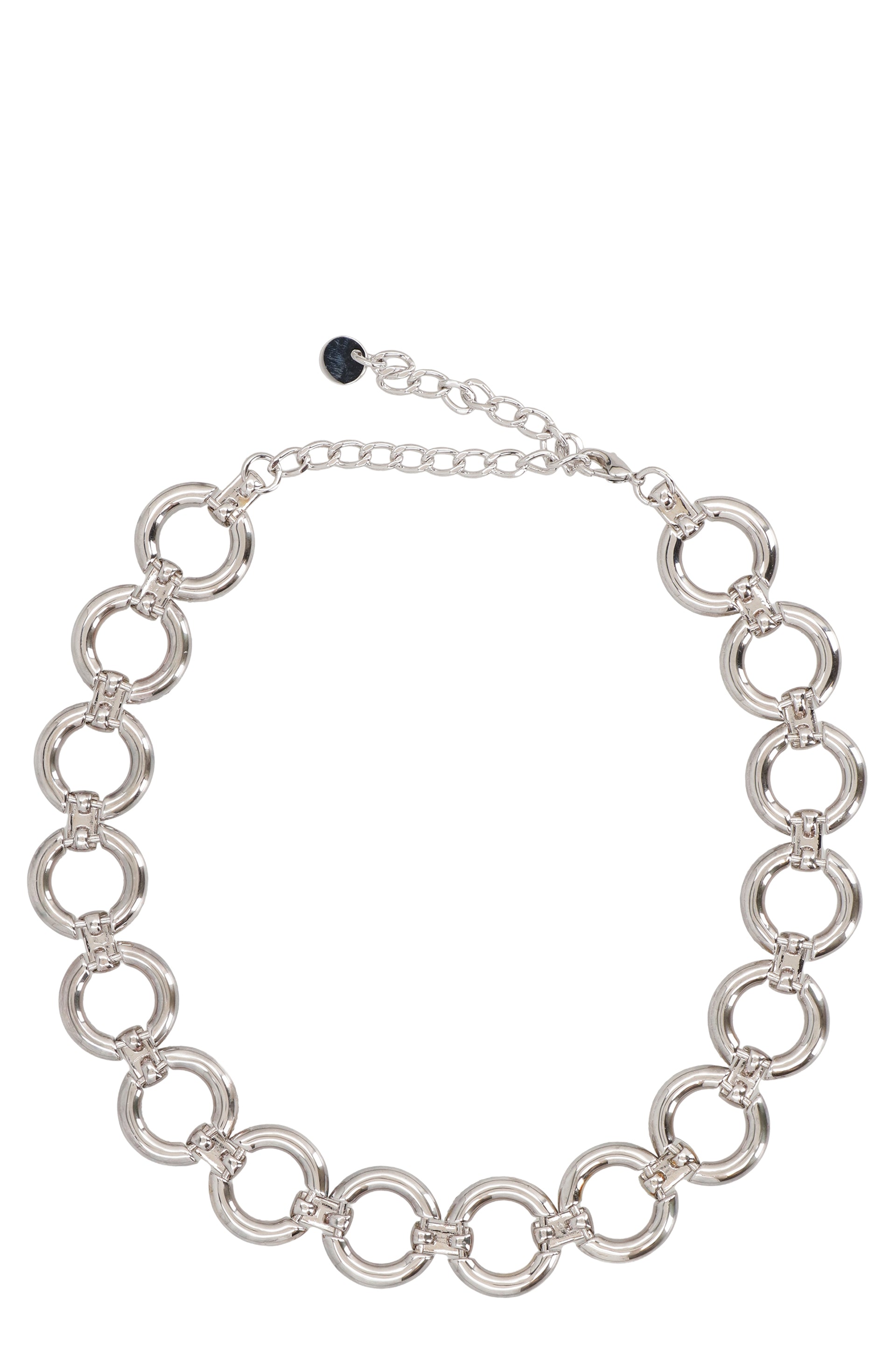 SELF-PORTRAIT Choker Crystal Link Necklace - 34 cm Length