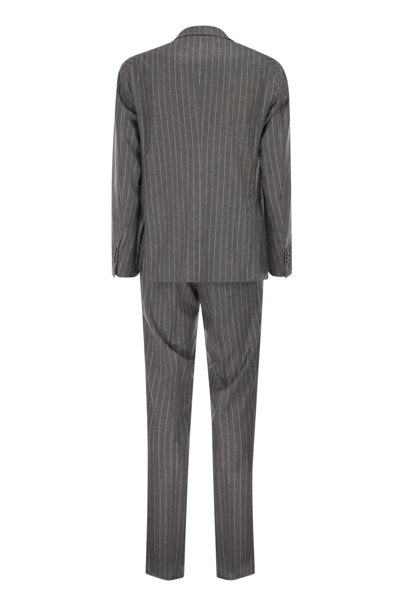 TAGLIATORE Double-Breasted Suit in Superfine Virgin Wool