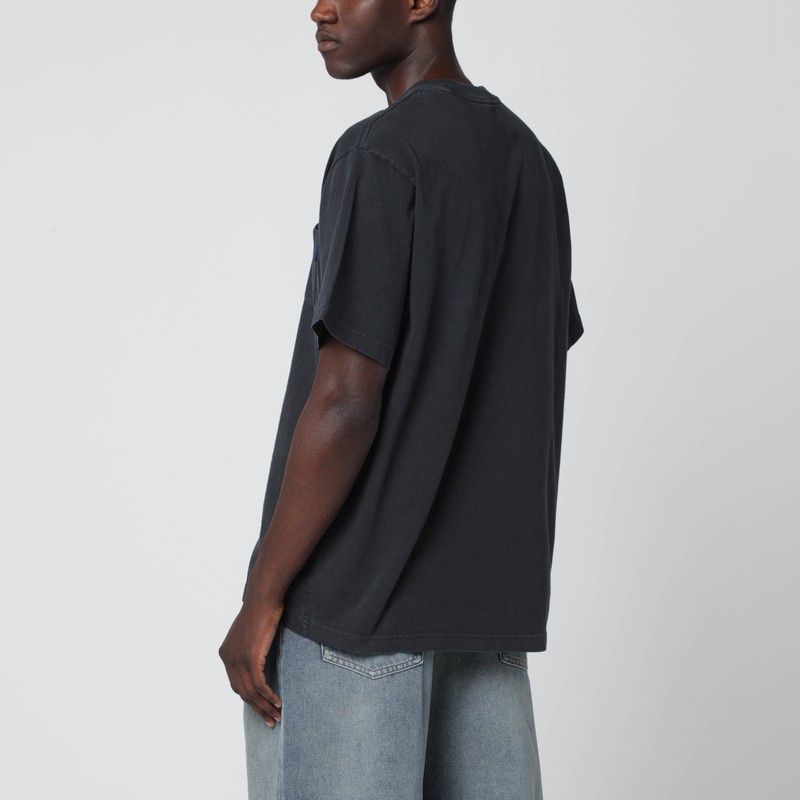 AWAKE NY Crewneck T-Shirt with Pocket and Logo