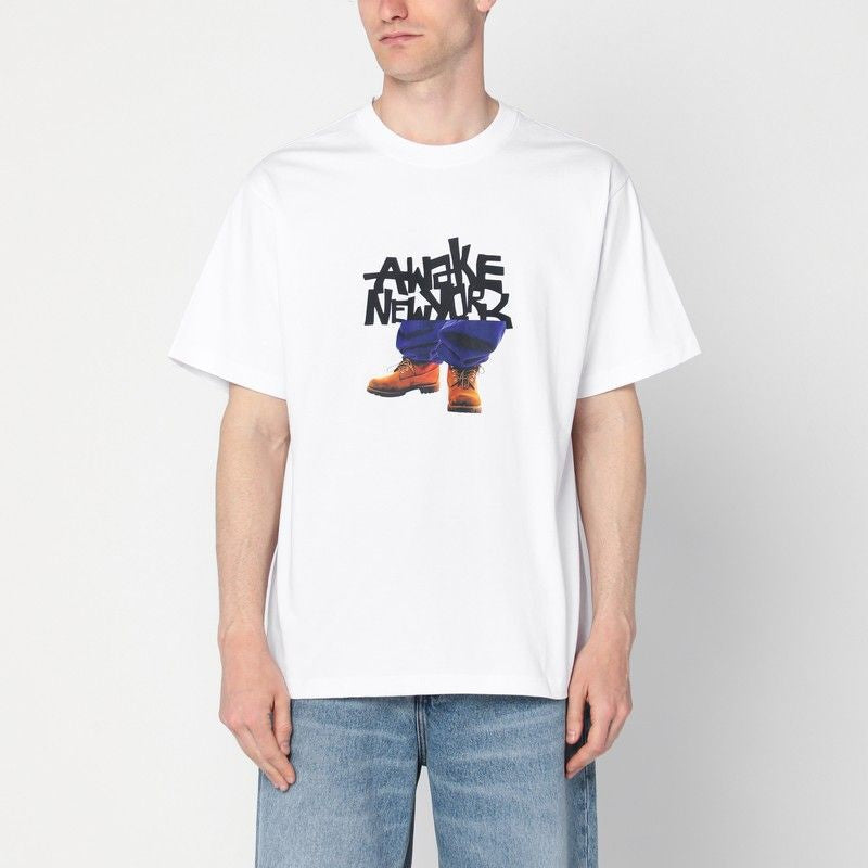 AWAKE NY Stomper Logo Printed T-Shirt for Men - SS25 Collection