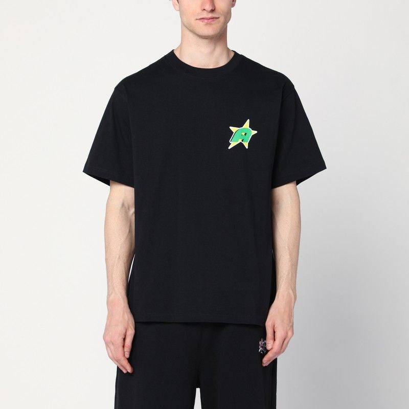 AWAKE NY Men's Black Mini T-Shirt with Star Logo