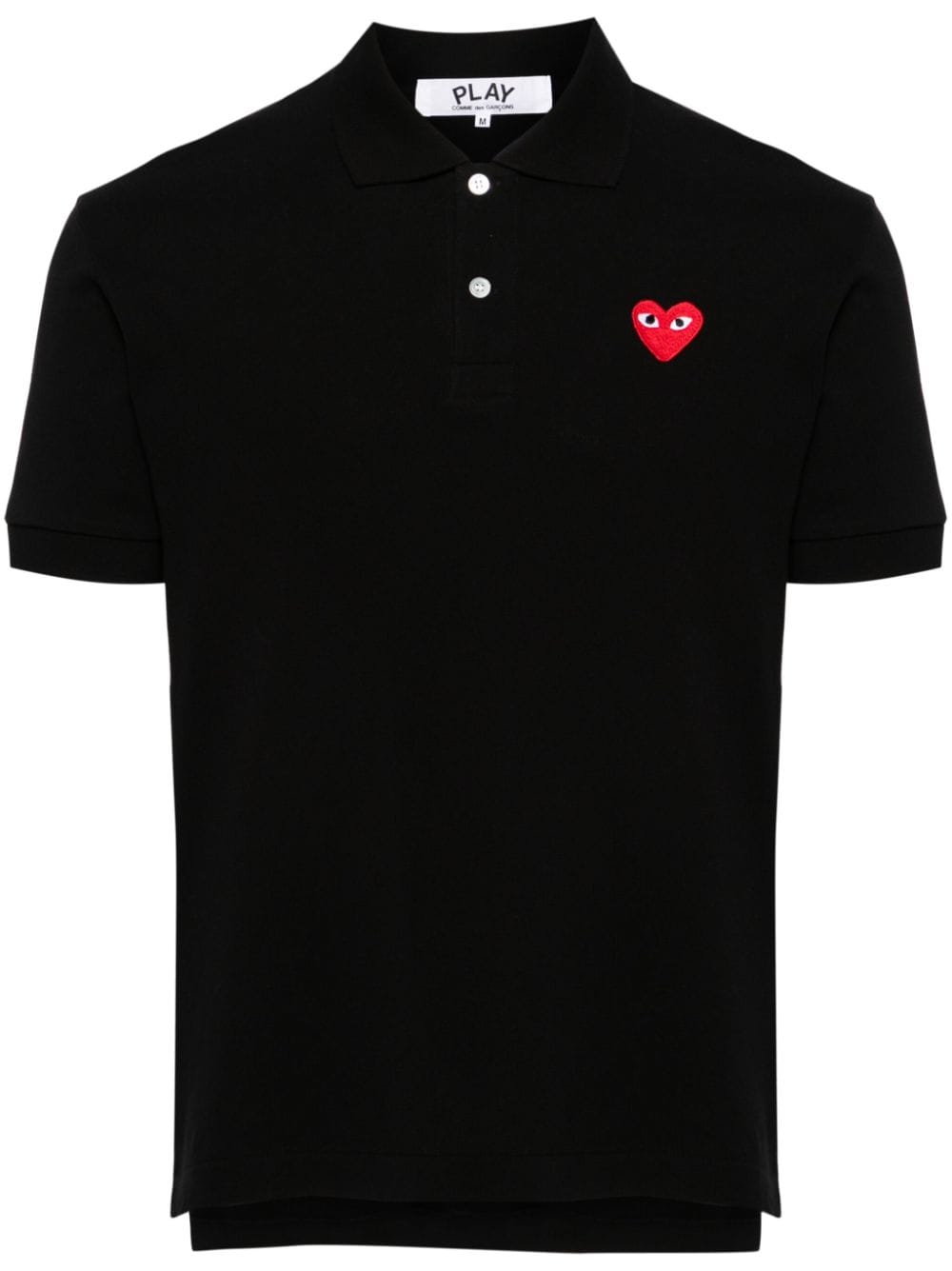 COMME DES GARÇONS PLAY Signature Heart Cotton Polo Shirt