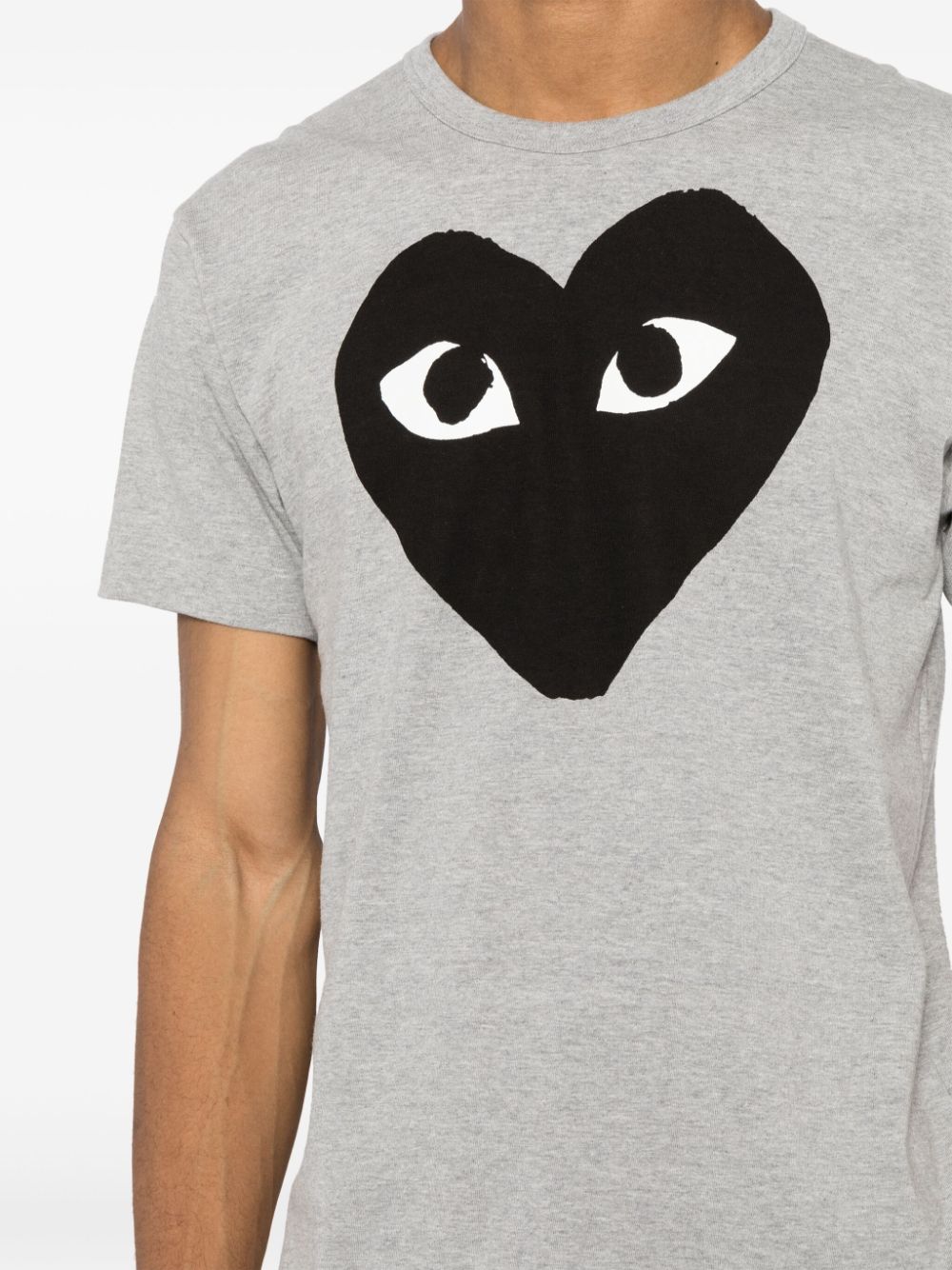 COMME DES GARÇONS Signature Heart Print Cotton T-Shirt - Men’s Standard Fit