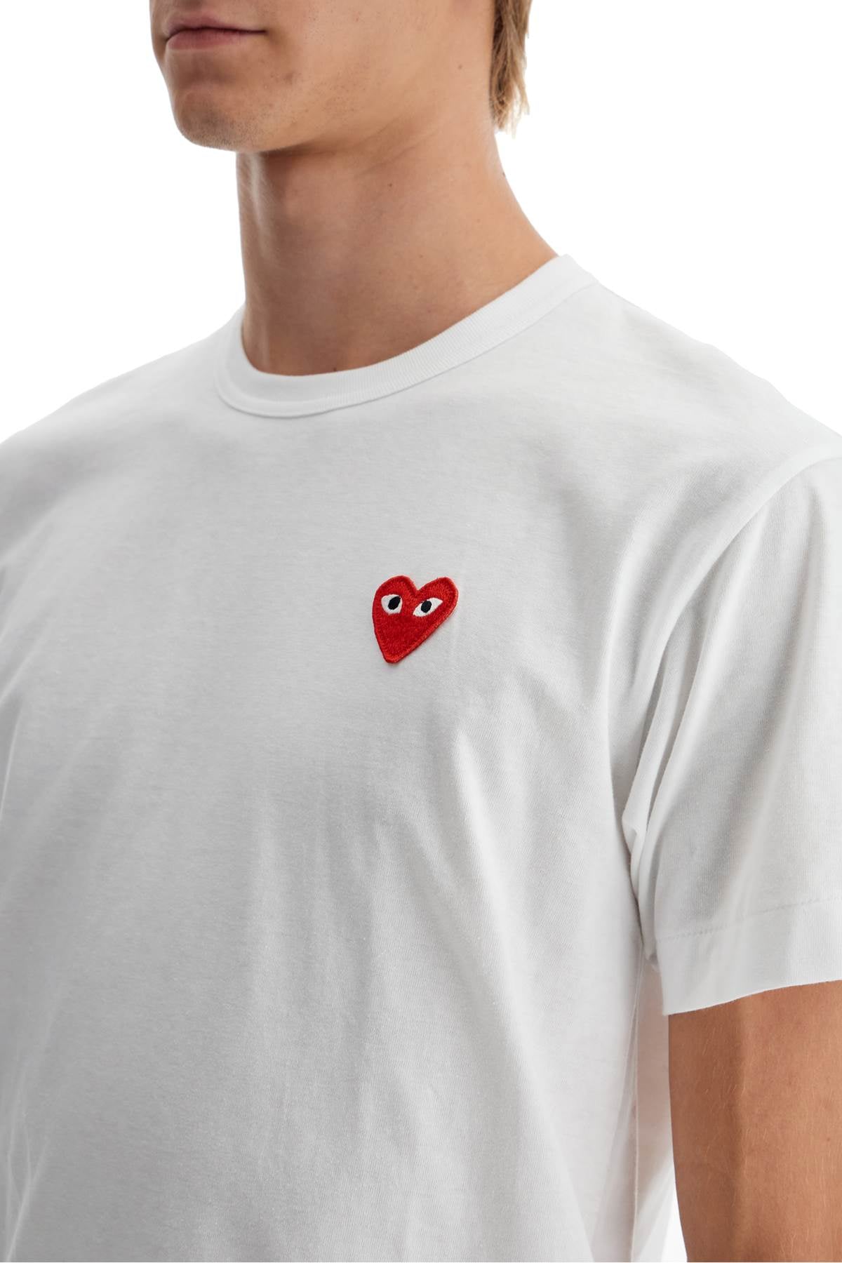 COMME DES GARÇONS PLAY Emblem Knit Mini T-Shirt for Men - SS25