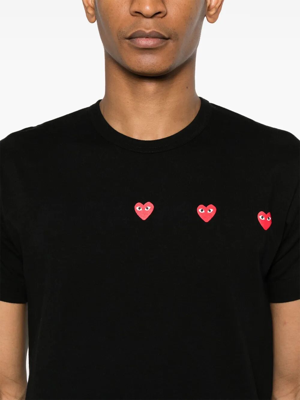 COMME DES GARÇONS PLAY Logo Print T-Shirt - Unisex