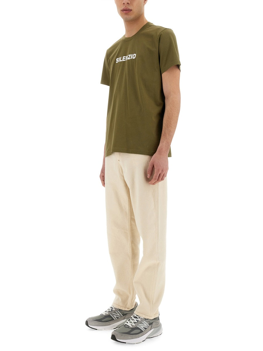 ASPESI Regular Fit T-Shirt in Military Green - Size L