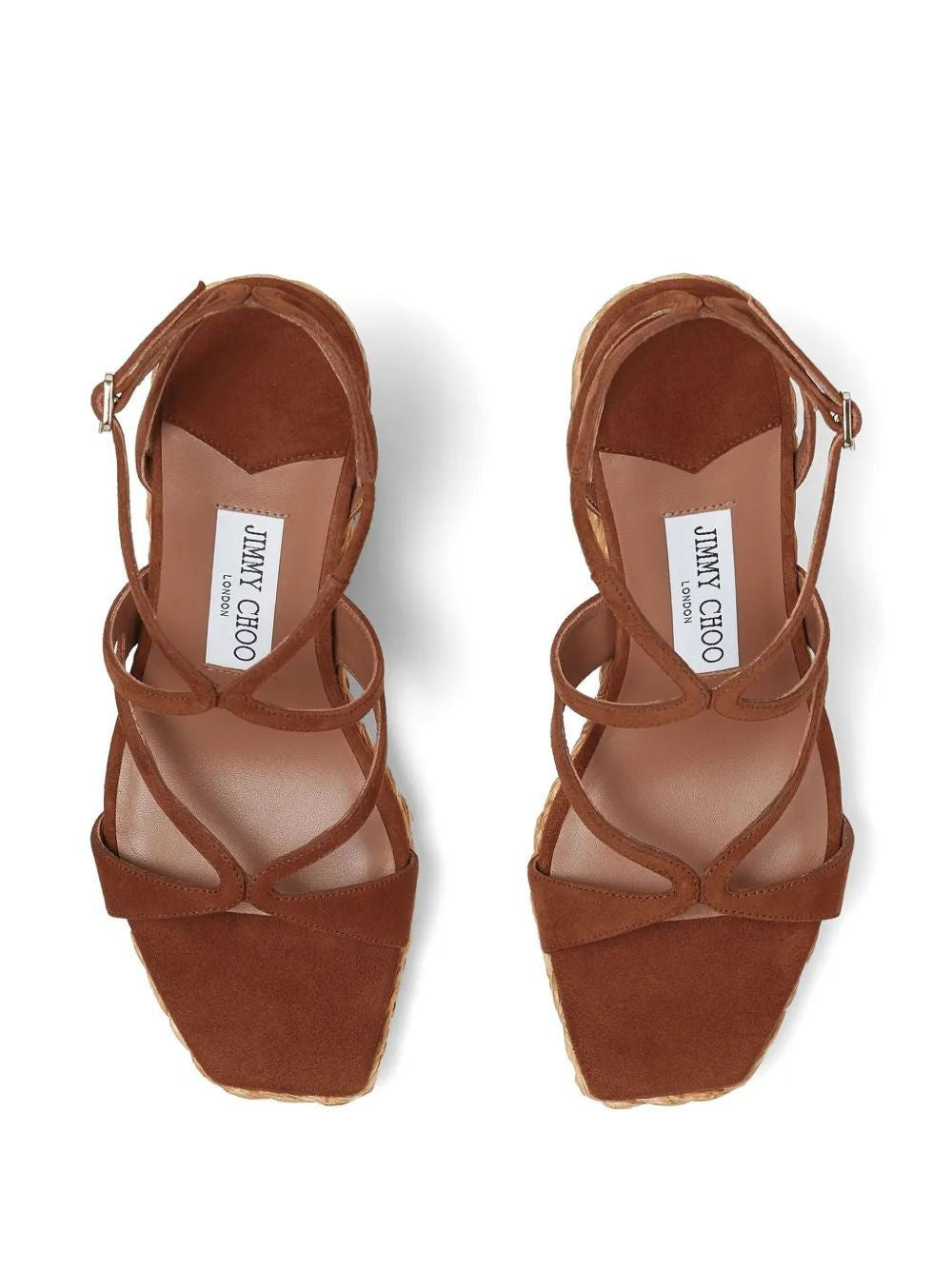 JIMMY CHOO Chic Wedge Sandals 8.5cm