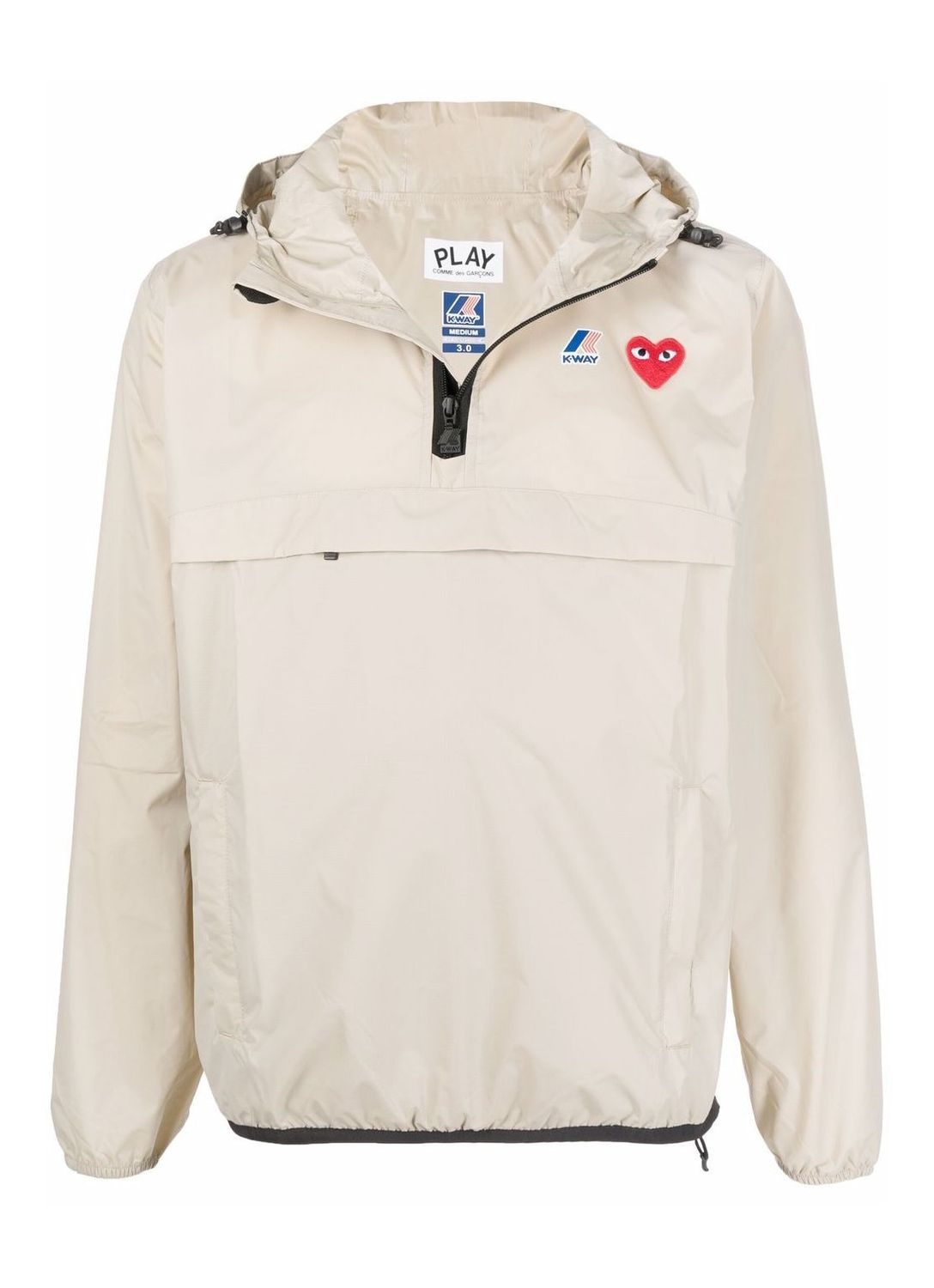 COMME DES GARÇONS PLAY Half Zip Jacket for Men - FW25 Edition