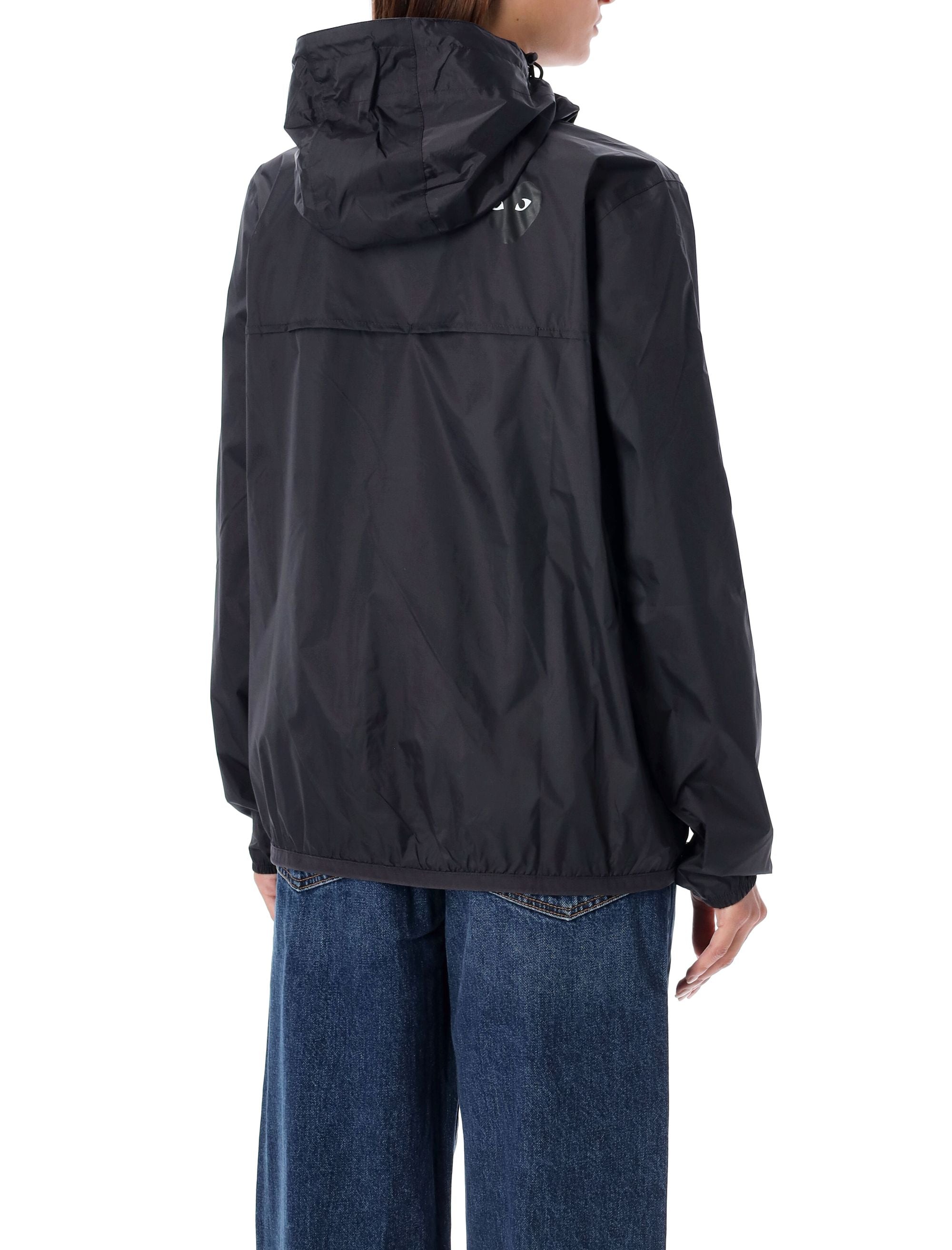 COMME DES GARÇONS PLAY Waterproof Zip Jacket with Hood - Men's (S to L)