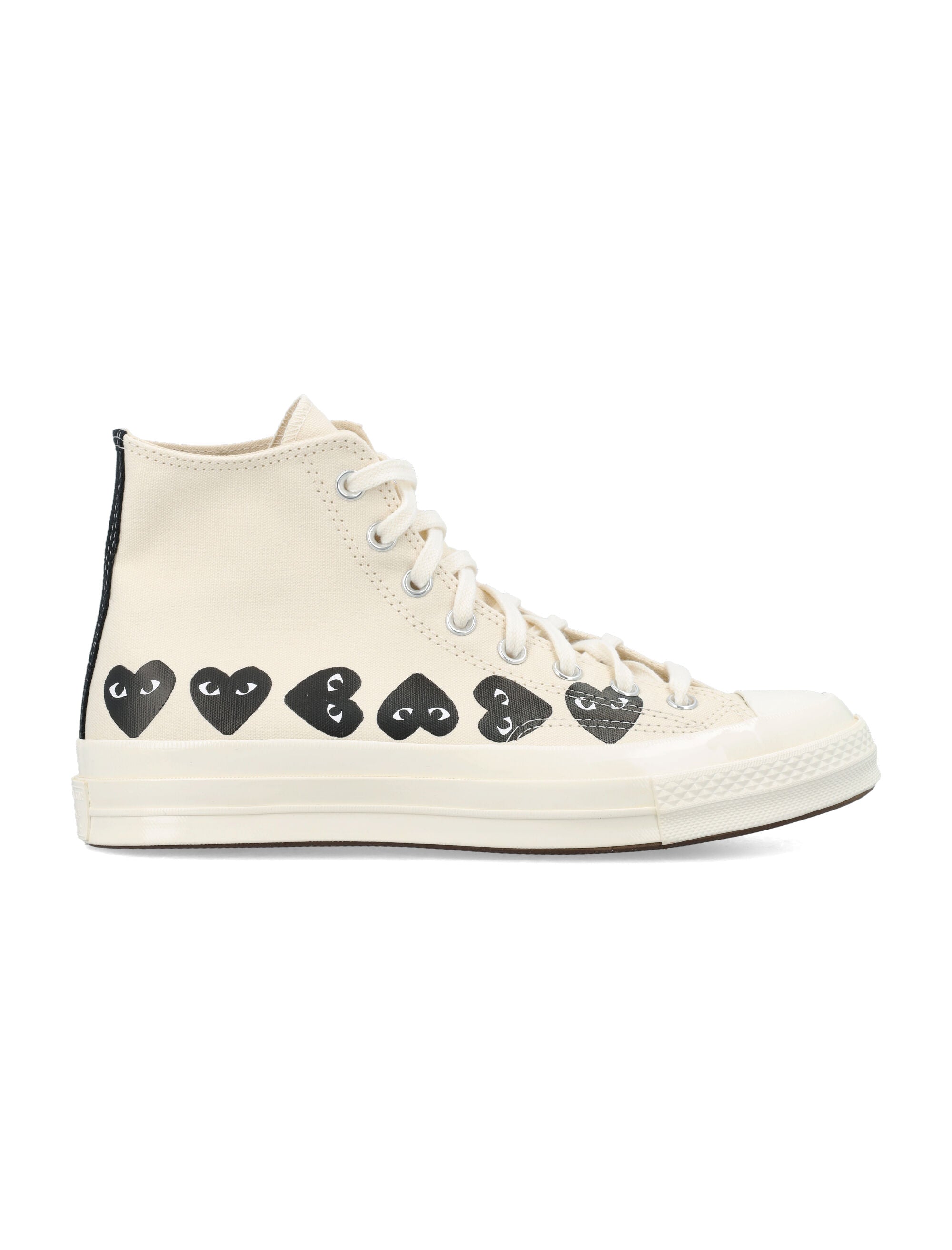 COMME DES GARÇONS CONVERSE Multi Heart Hi Top Sneakers for Men