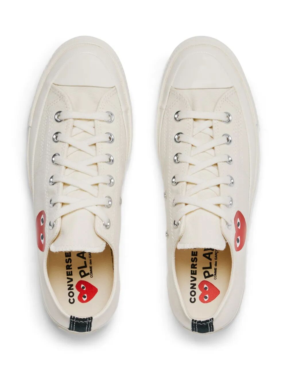 COMME DES GARÇONS PLAY Chucky Taylor 70 Small Heart Low Top Sneakers