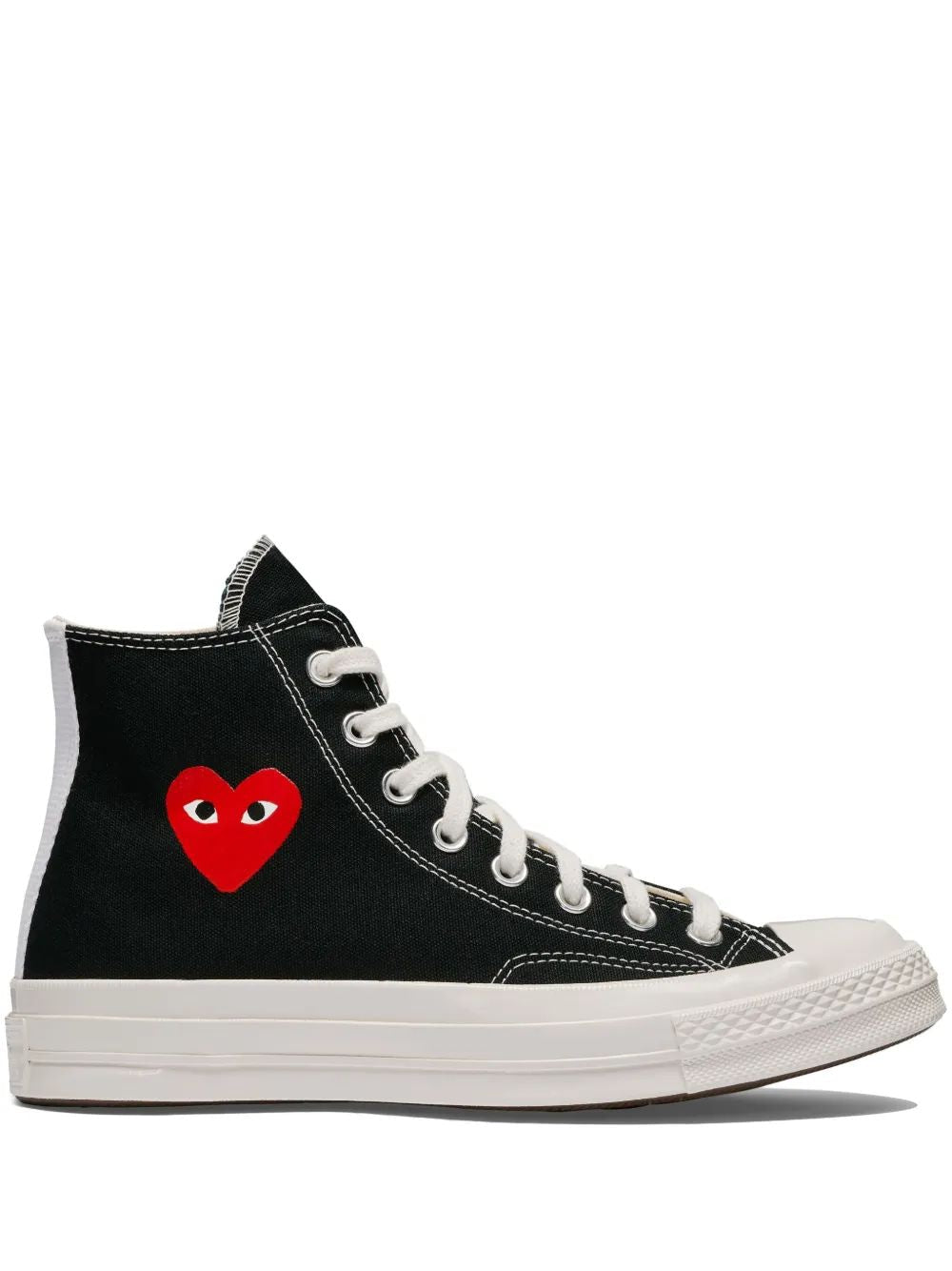 COMME DES GARÇONS PLAY High-Top Leather Sneakers for Men