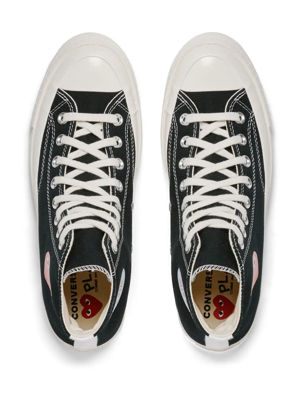 COMME DES GARÇONS PLAY High-Top Leather Sneakers for Men