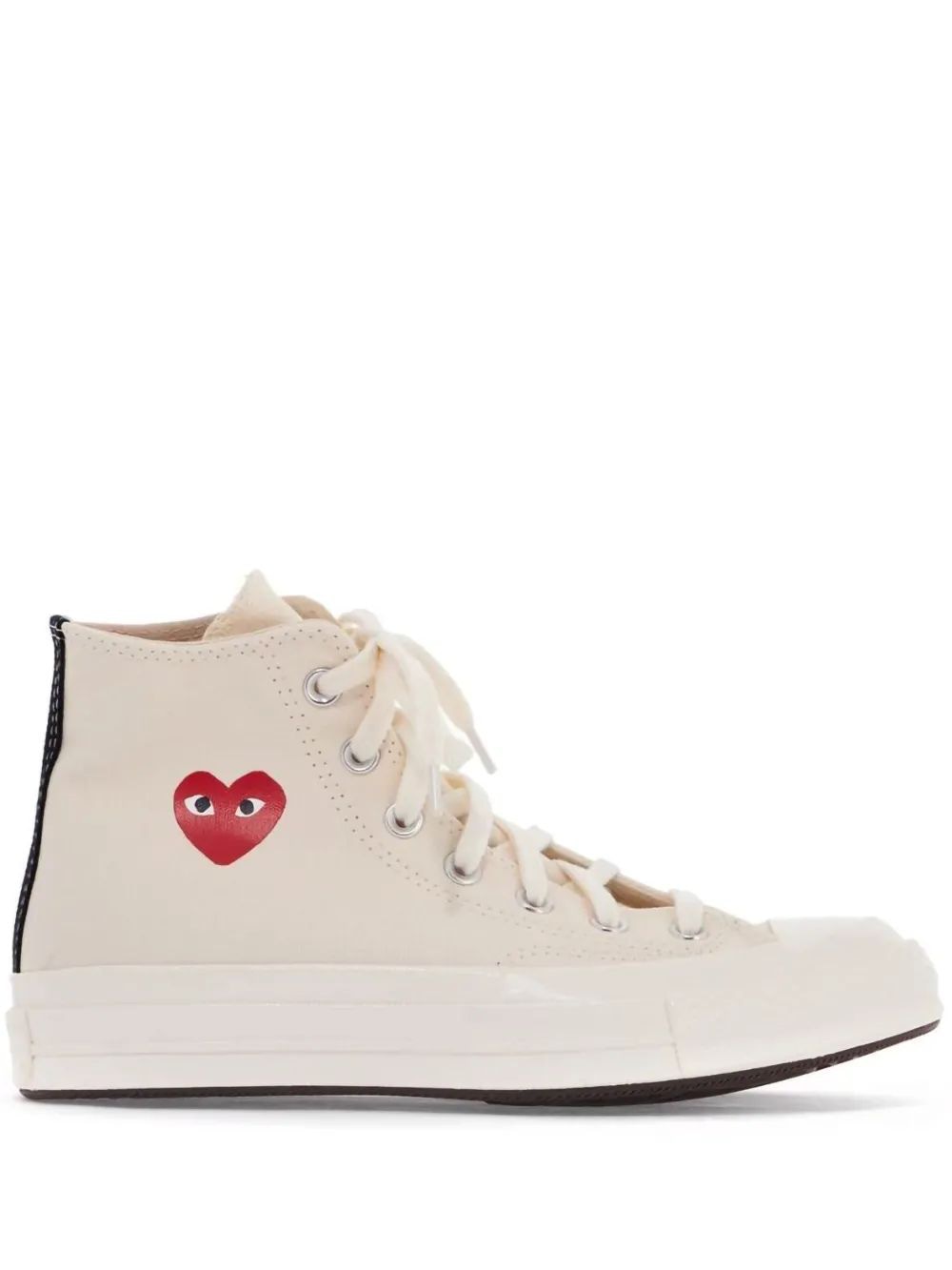COMME DES GARÇONS PLAY Mini Heart-Embellished Hi Top Sneakers for Men