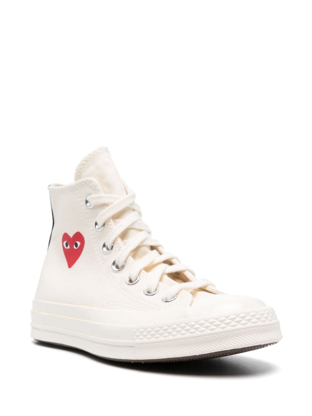 COMME DES GARÇONS PLAY High-Top Lace-Up Sneakers for Women