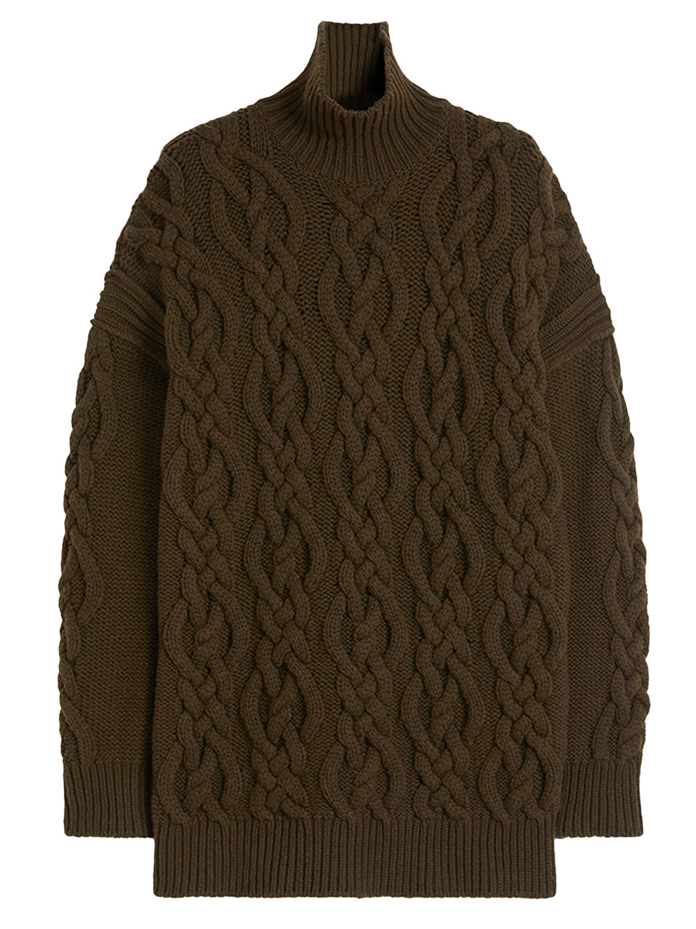 MAX MARA Cashmere Blend Cable-Knit Dress