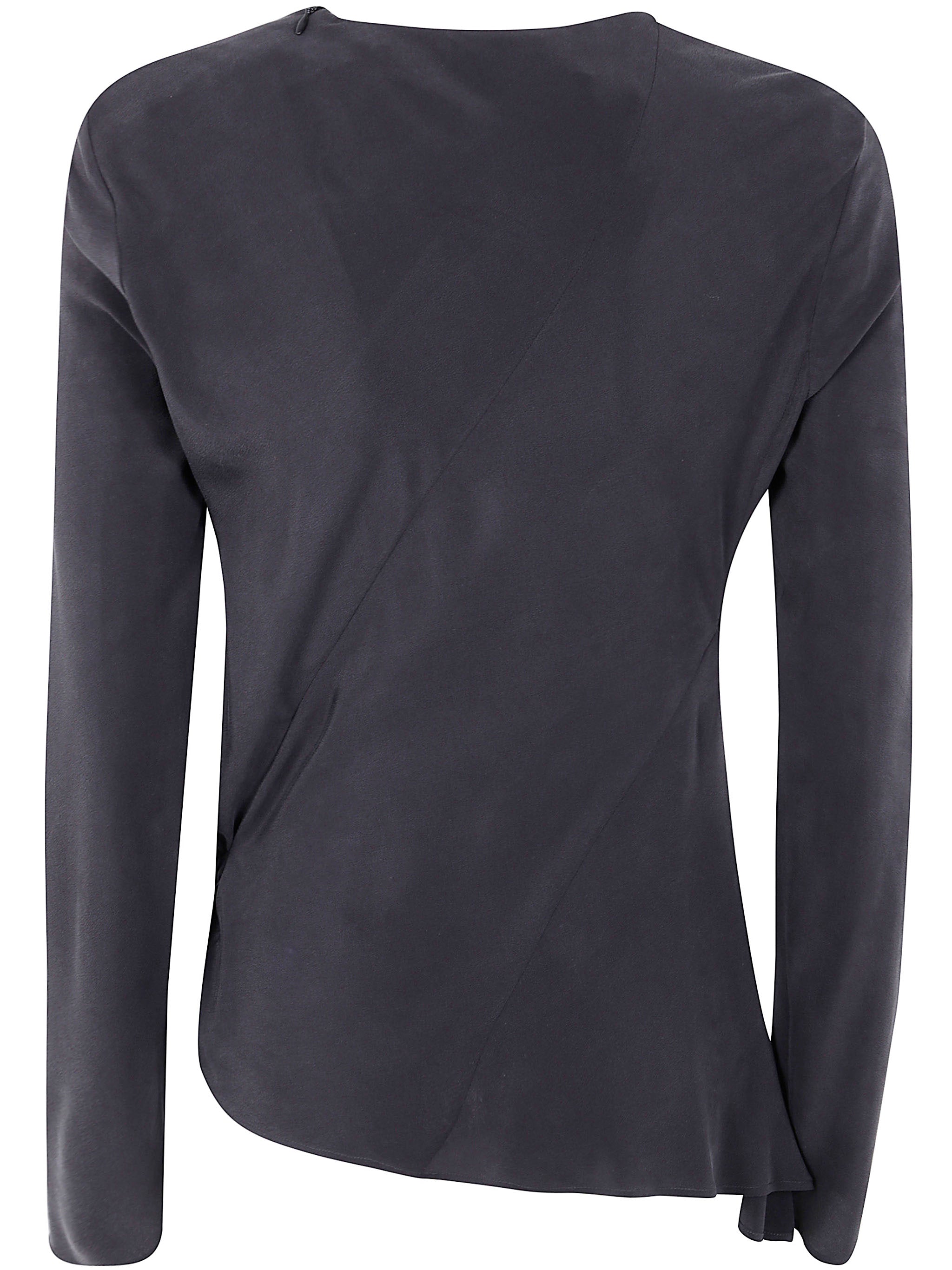 ANN DEMEULEMEESTER Deana Long Sleeve Asymmetric Top