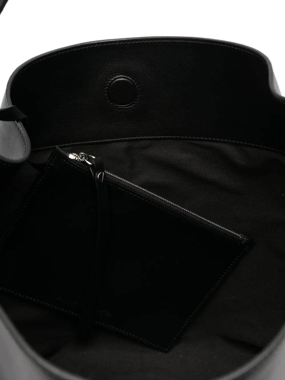 ANN DEMEULEMEESTER Soft Semi-Gloss 100% Leather Handbag