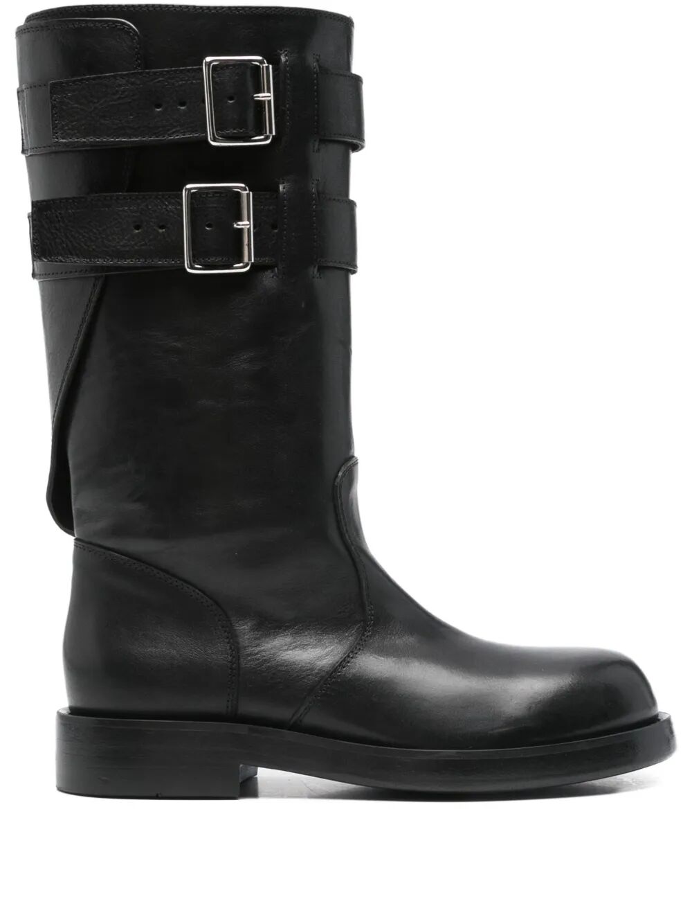 ANN DEMEULEMEESTER Rounded Boots with Belt