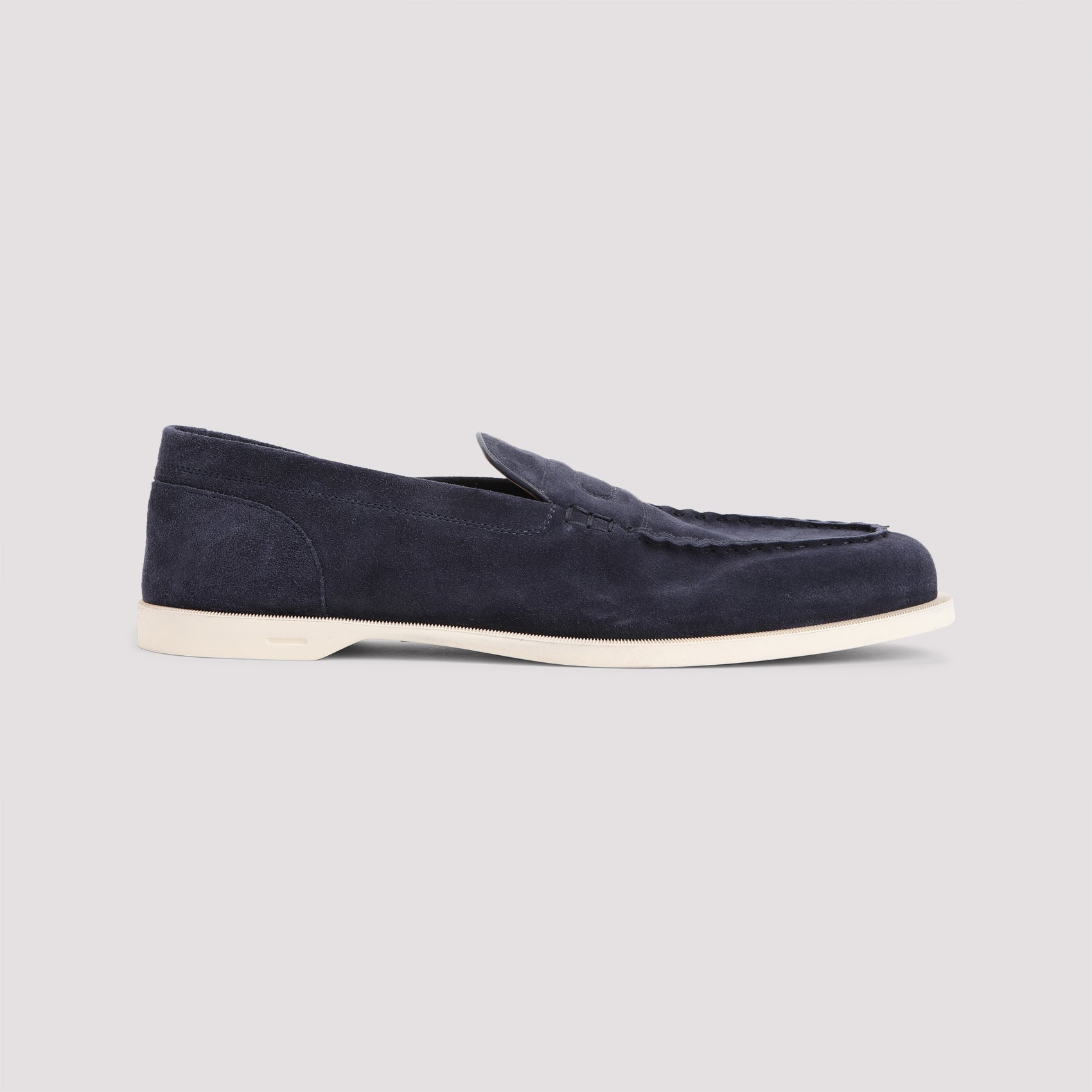 JOHN LOBB Men's Suede Pace Loafers - Classic Style