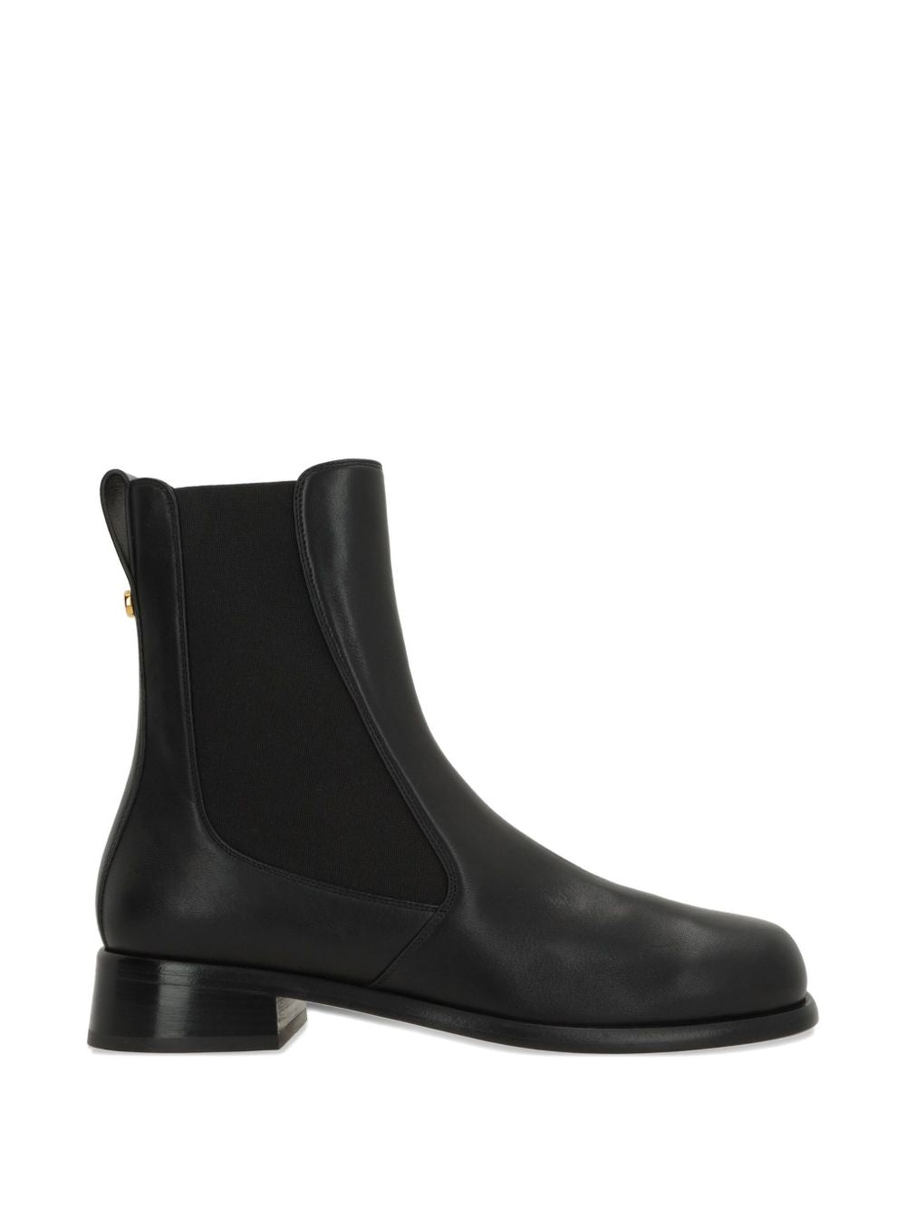 SERGIO ROSSI Leather Chelsea Boots with Elasticated Side Panels