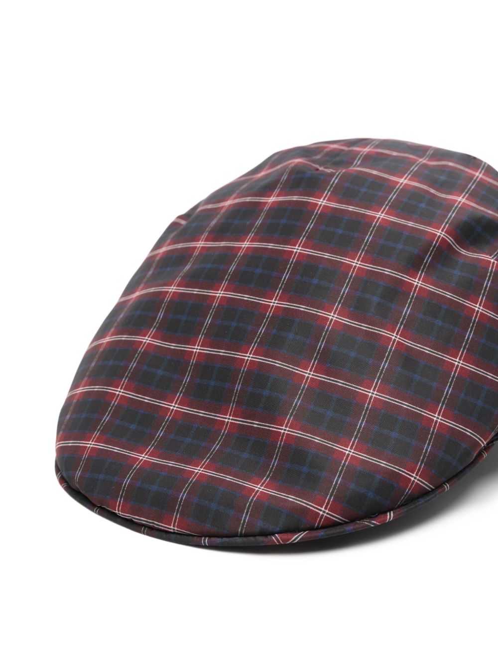 BORSALINO Checkered Flat Top Cap for Men