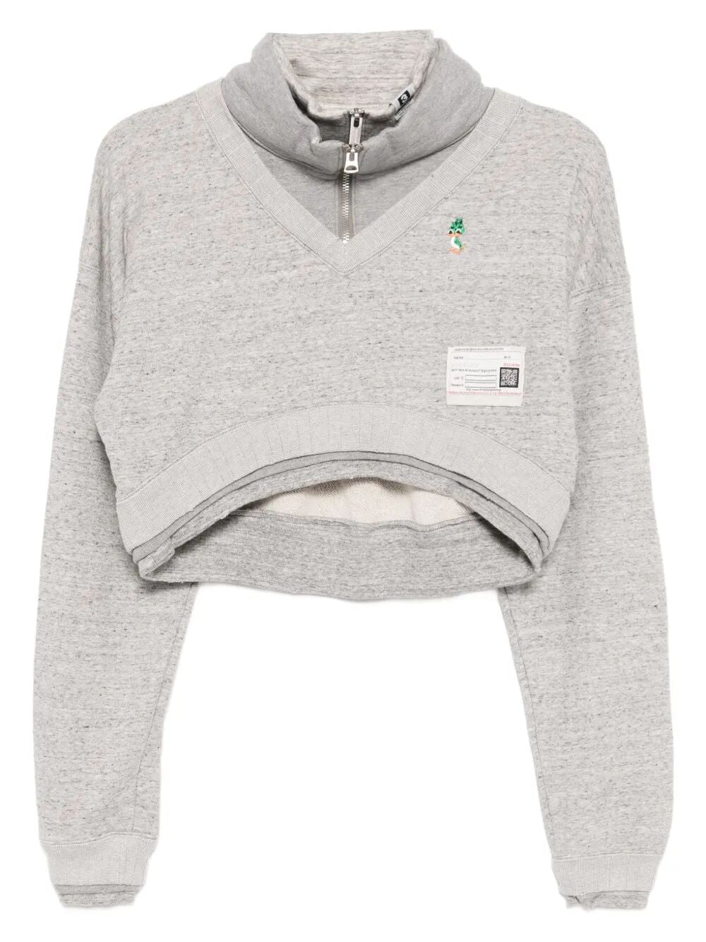 MAISON MIHARA YASUHIRO Cropped Layered Pullover for Men