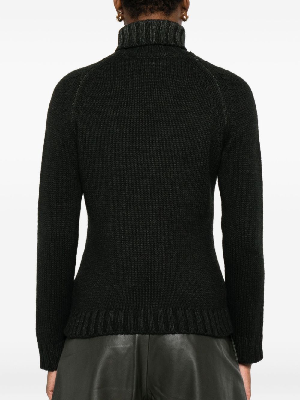 BASE MILANO Wool Turtleneck Jumper for Women