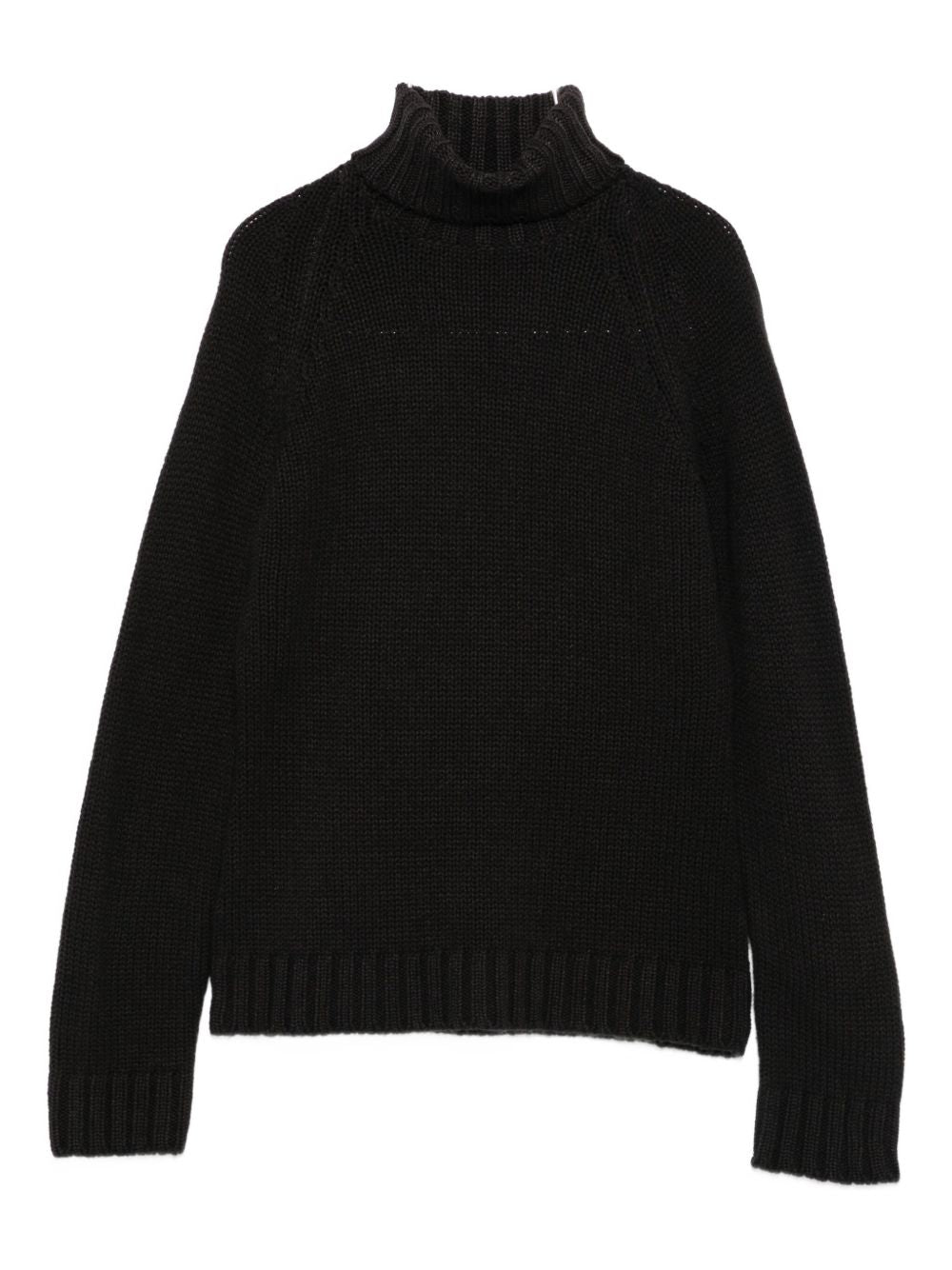 BASE MILANO Classic Wool Turtleneck Jumper - Women's