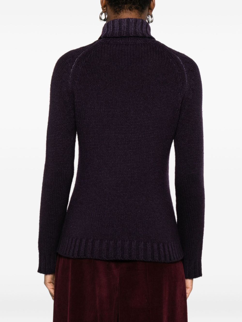BASE MILANO Wool Turtleneck Jumper