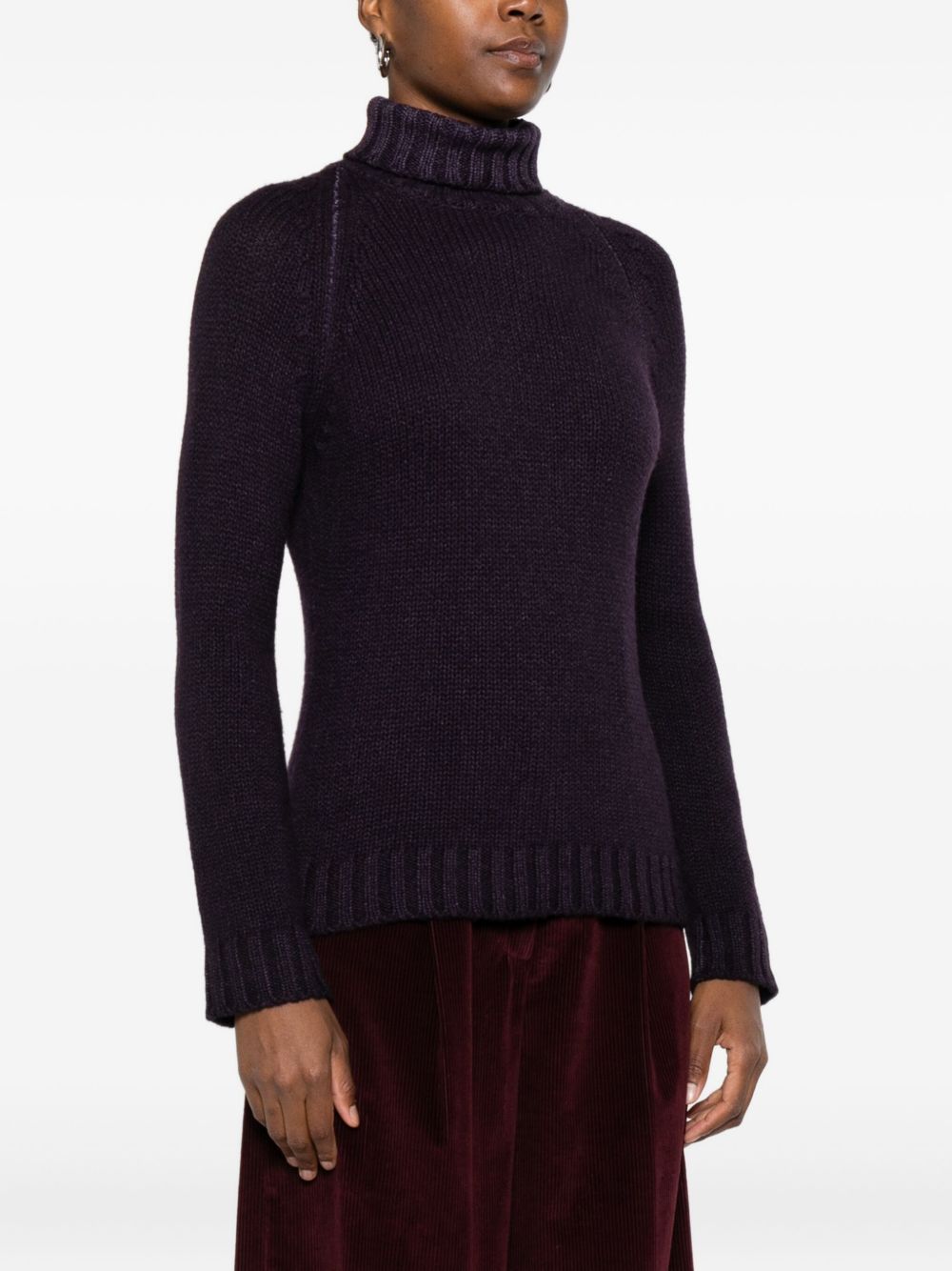 BASE MILANO Wool Turtleneck Jumper