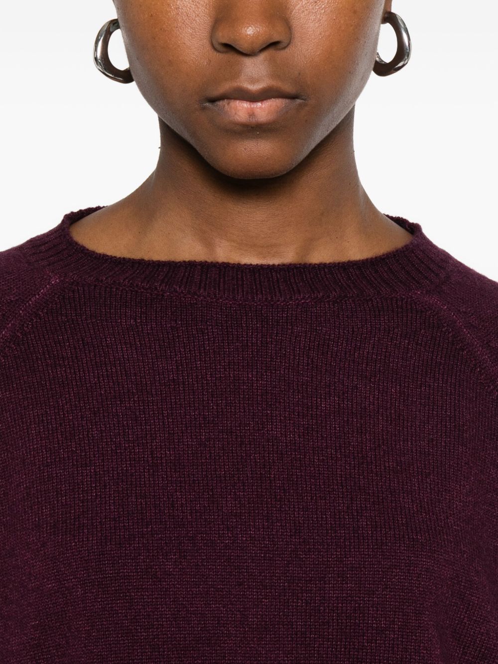 BASE MILANO Wool Crewneck Sweater for Women