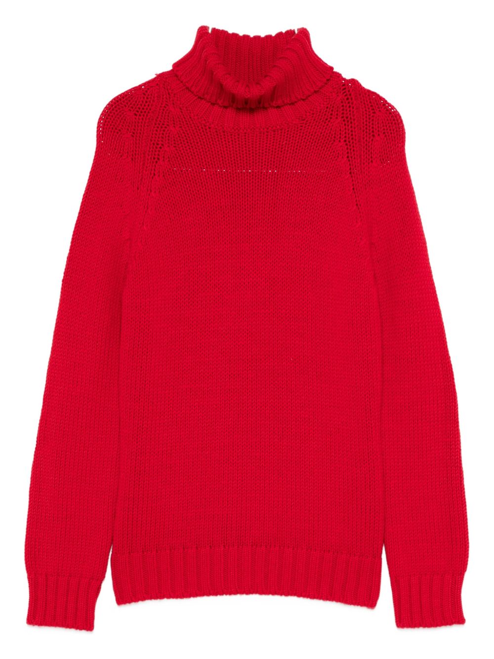 BASE MILANO Wool Turtle-Neck Jumper