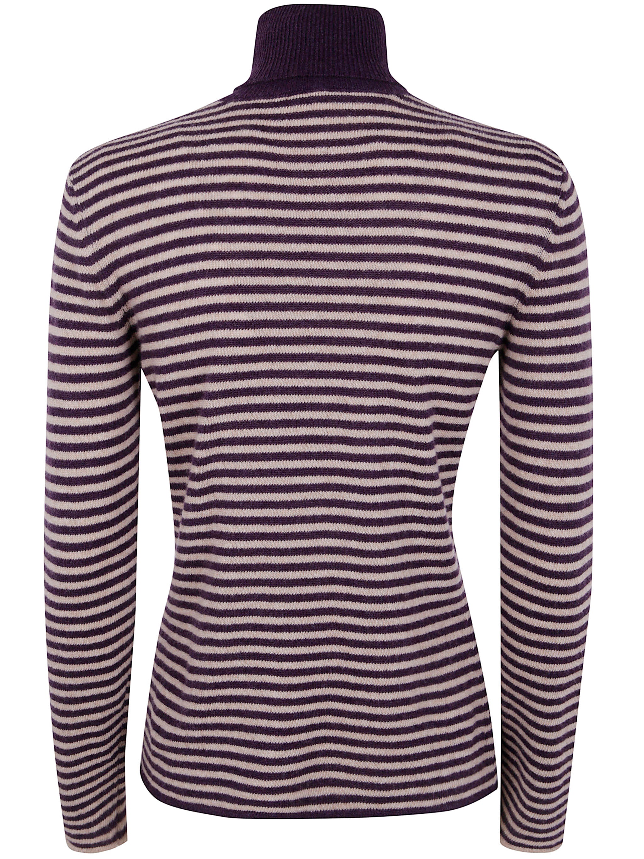 BASE Striped Turtleneck Sweater