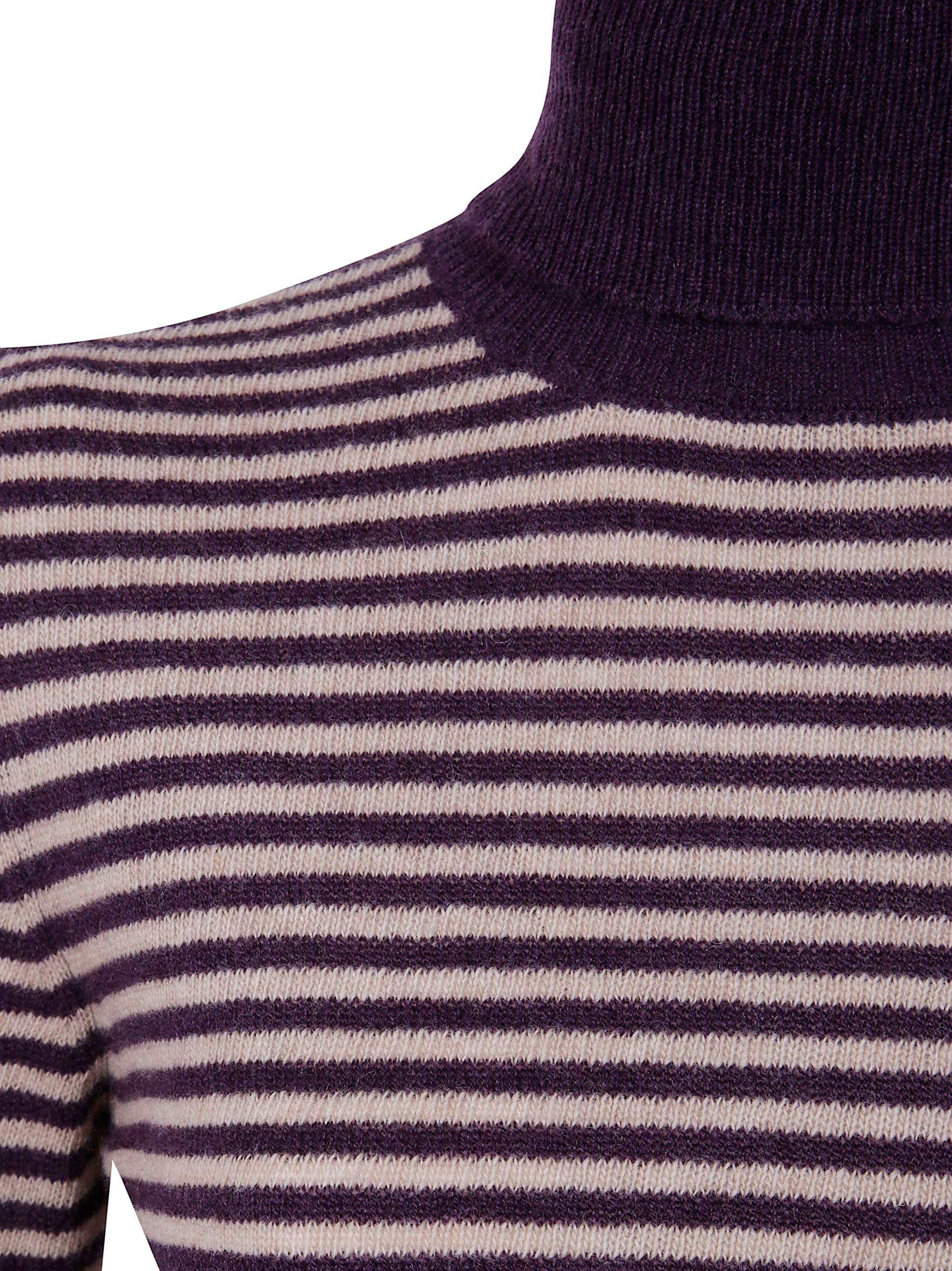 BASE Striped Turtleneck Sweater