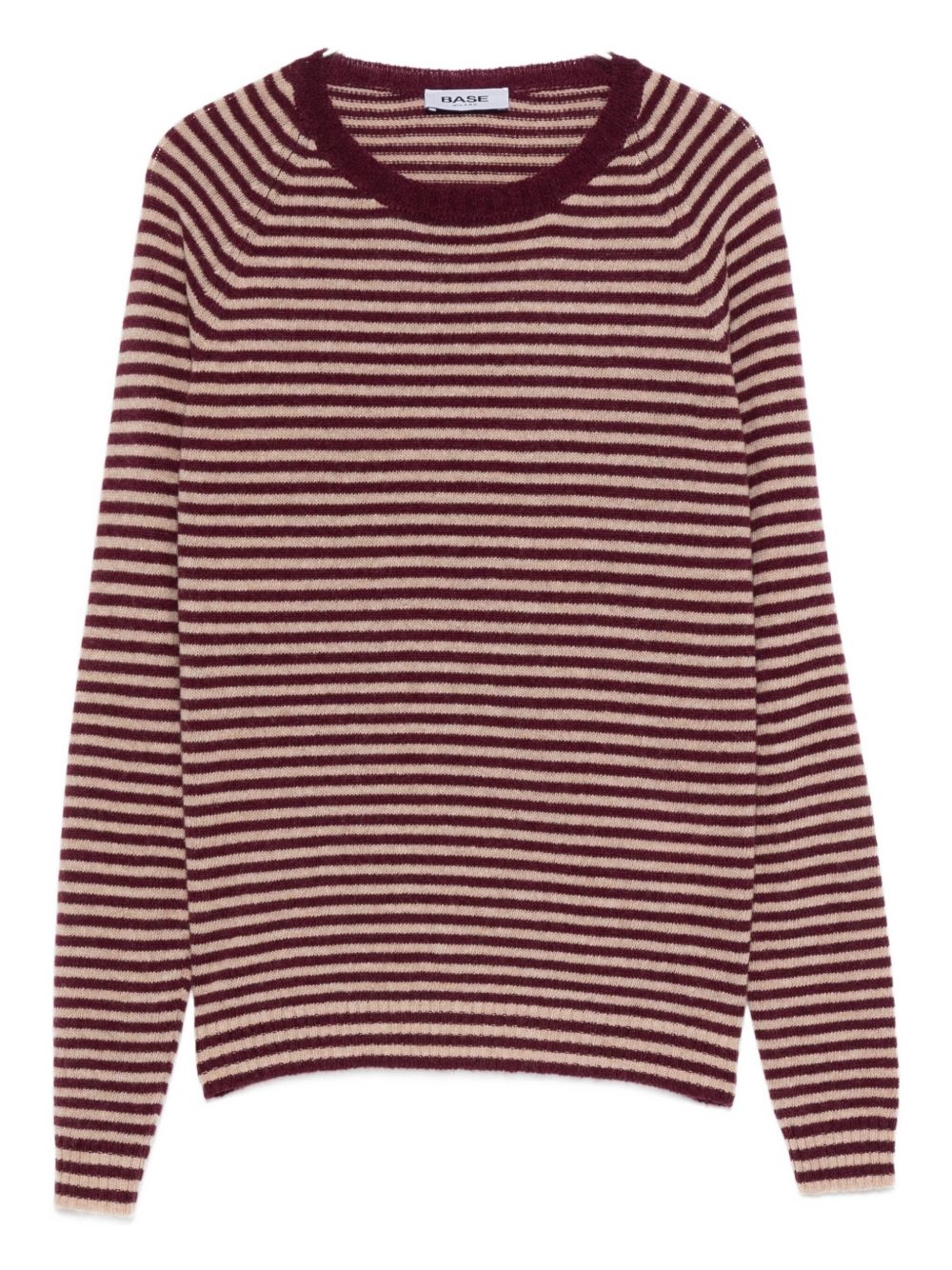 BASE MILANO Striped Wool Sweater