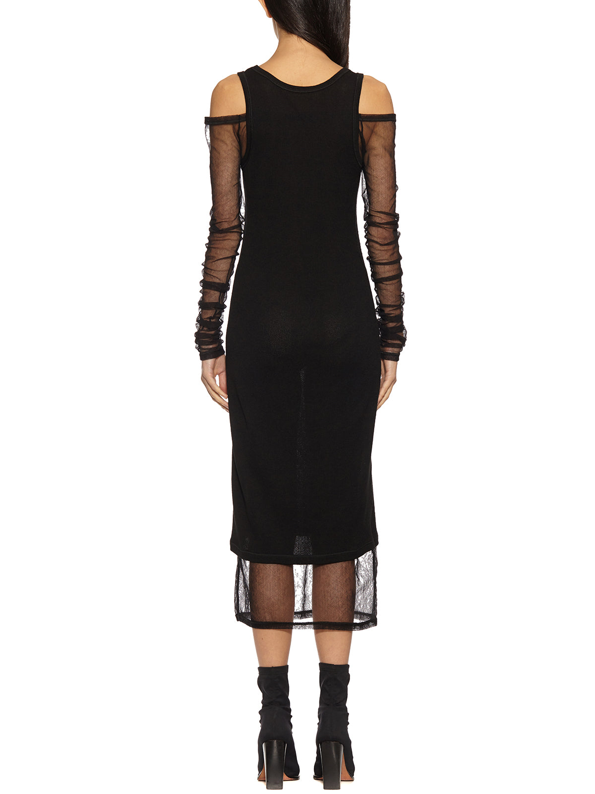 ANDREA YA'AQOV Mini Tulle Mesh Dress - Size S
