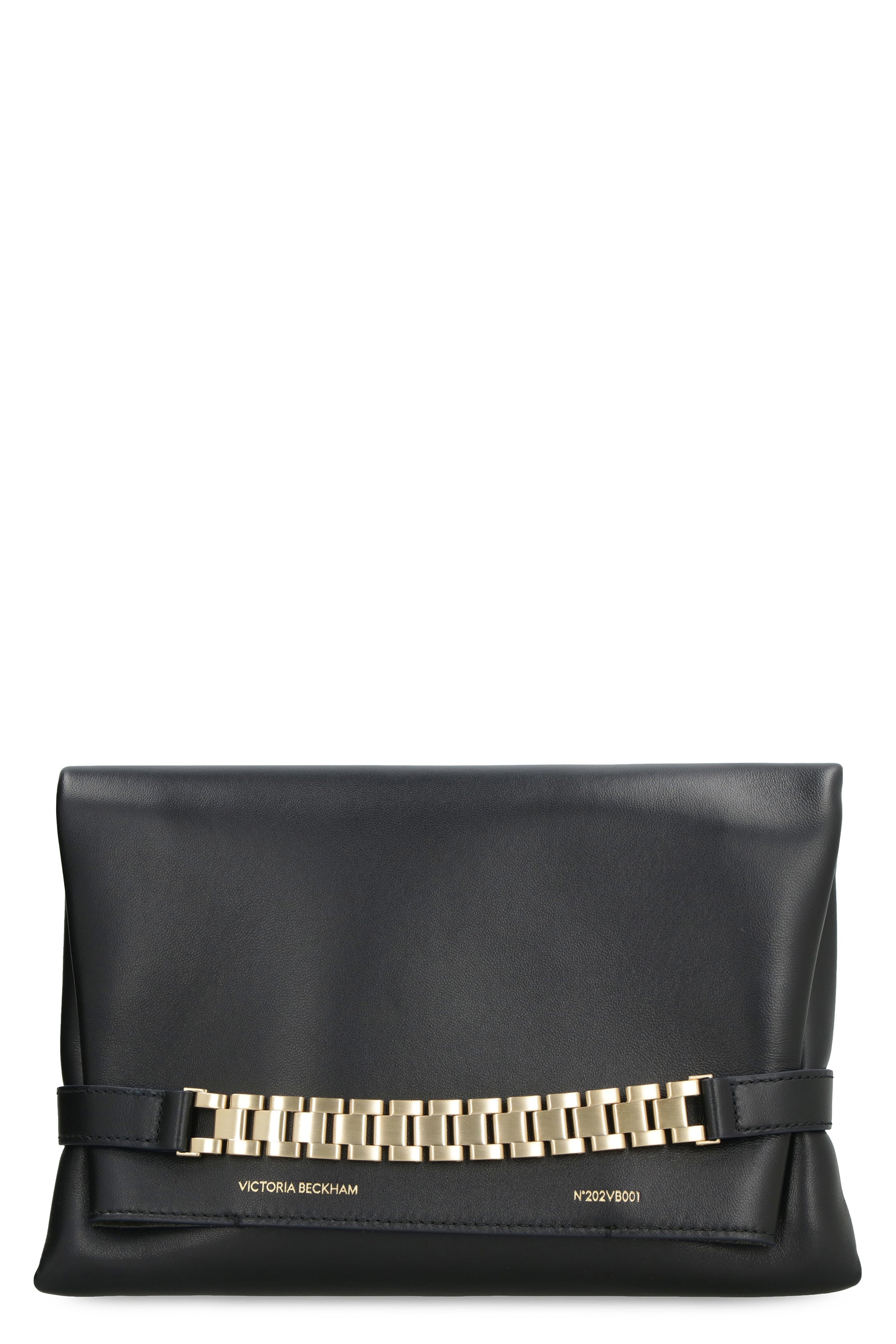 VICTORIA BECKHAM Mini Chain Leather Clutch