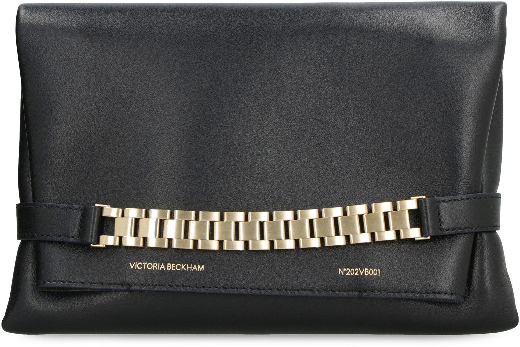 VICTORIA BECKHAM Mini Chain Leather Clutch
