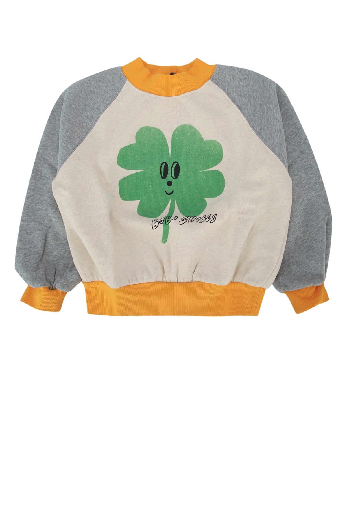 BOBO CHOSES Mini Lucky Clover Raglan Sweatshirt