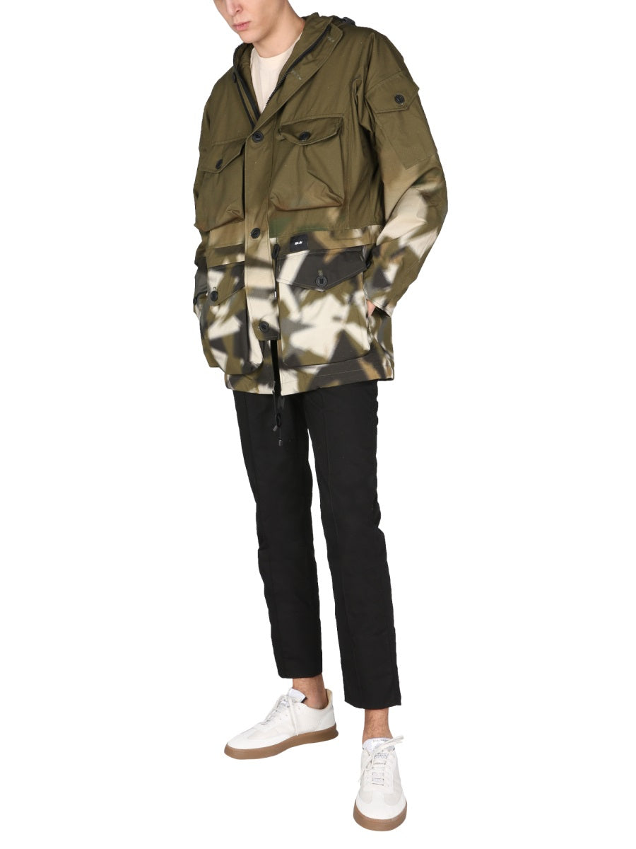 ARKAIR Premium Hooded High Neck Smoke Jacket for Men