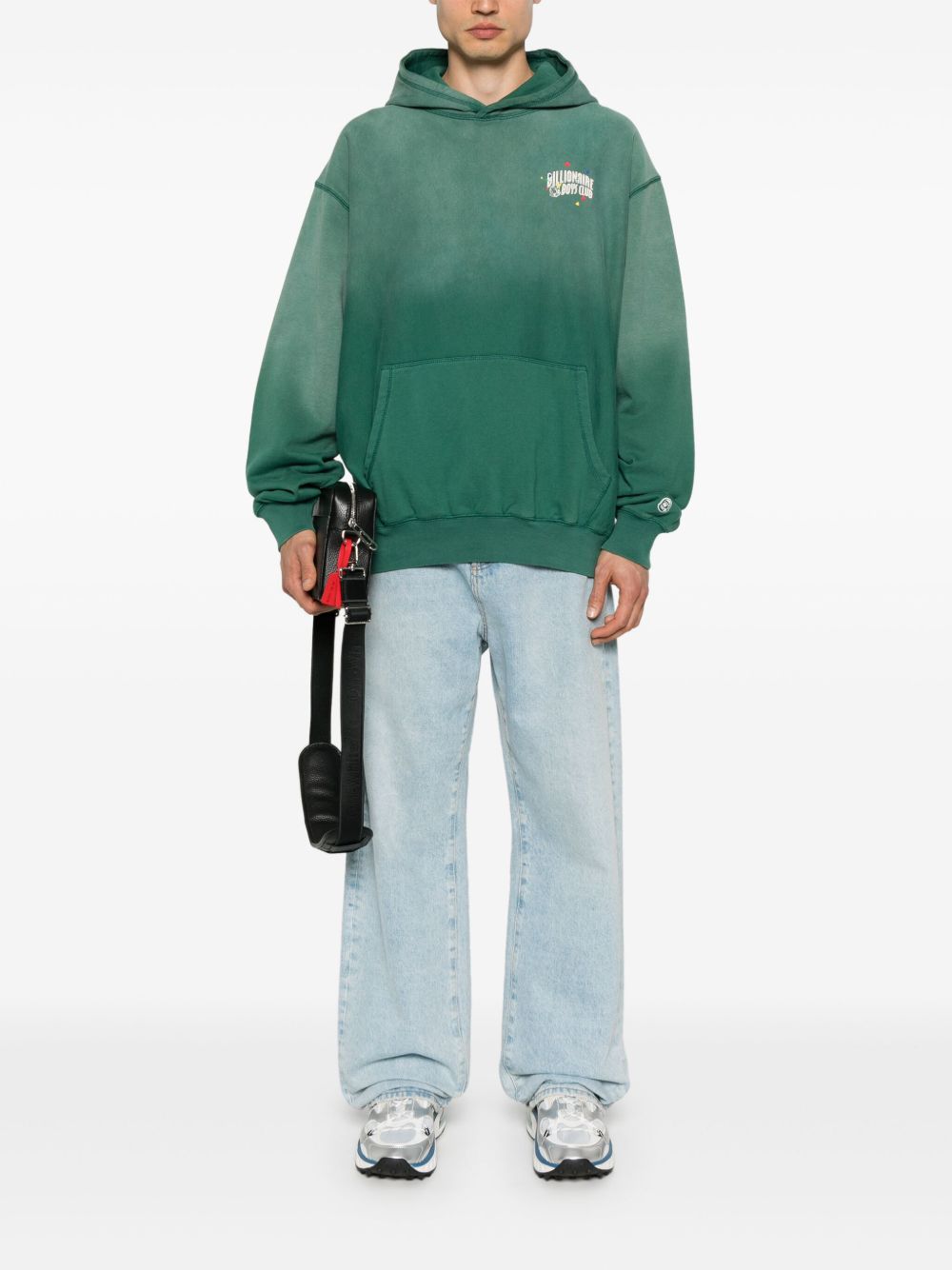 BILLIONAIRE BOYS CLUB Oversized Hoodie with Logo Patch for Men